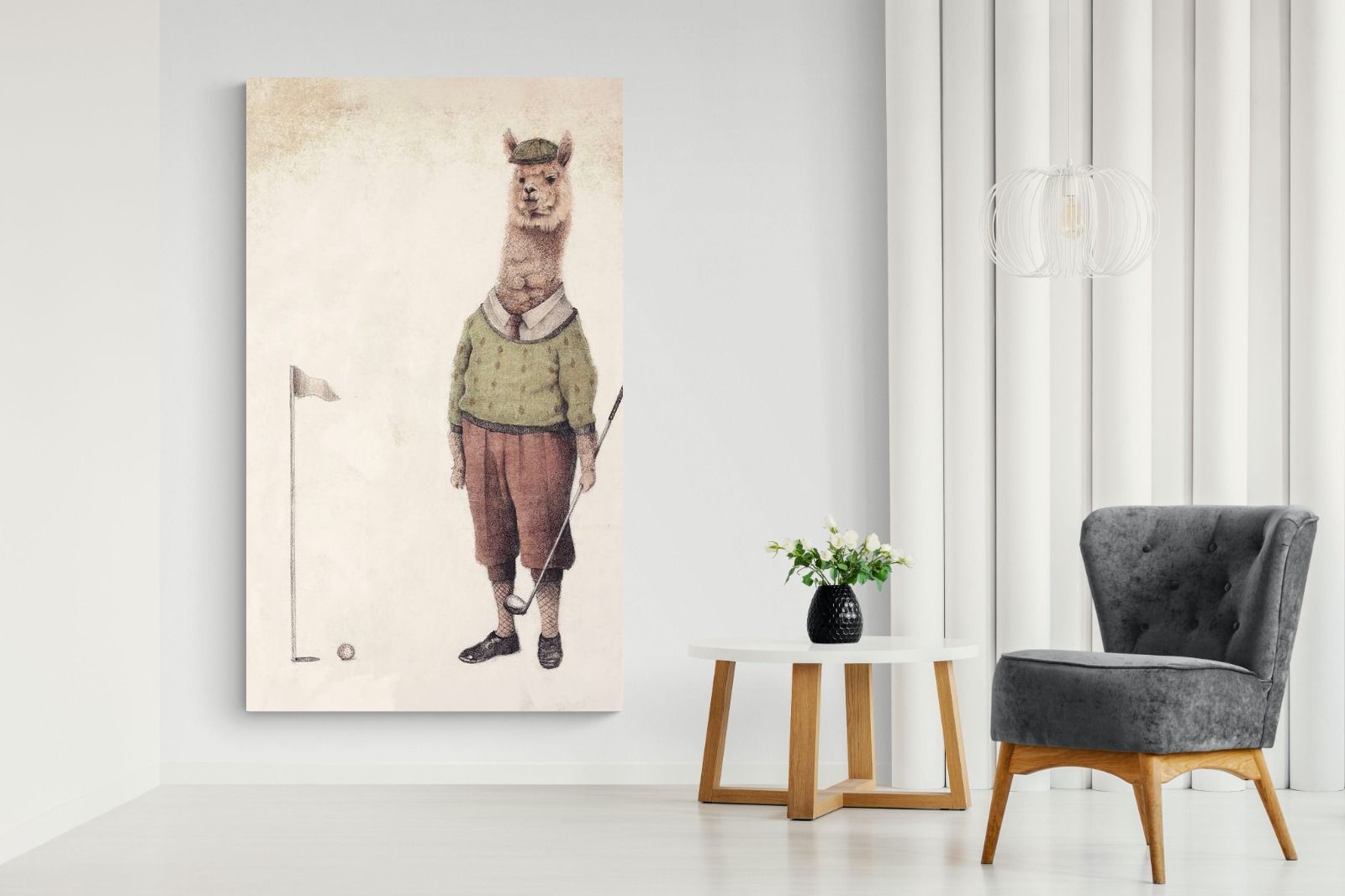 Pixalot Golfing Alpaca