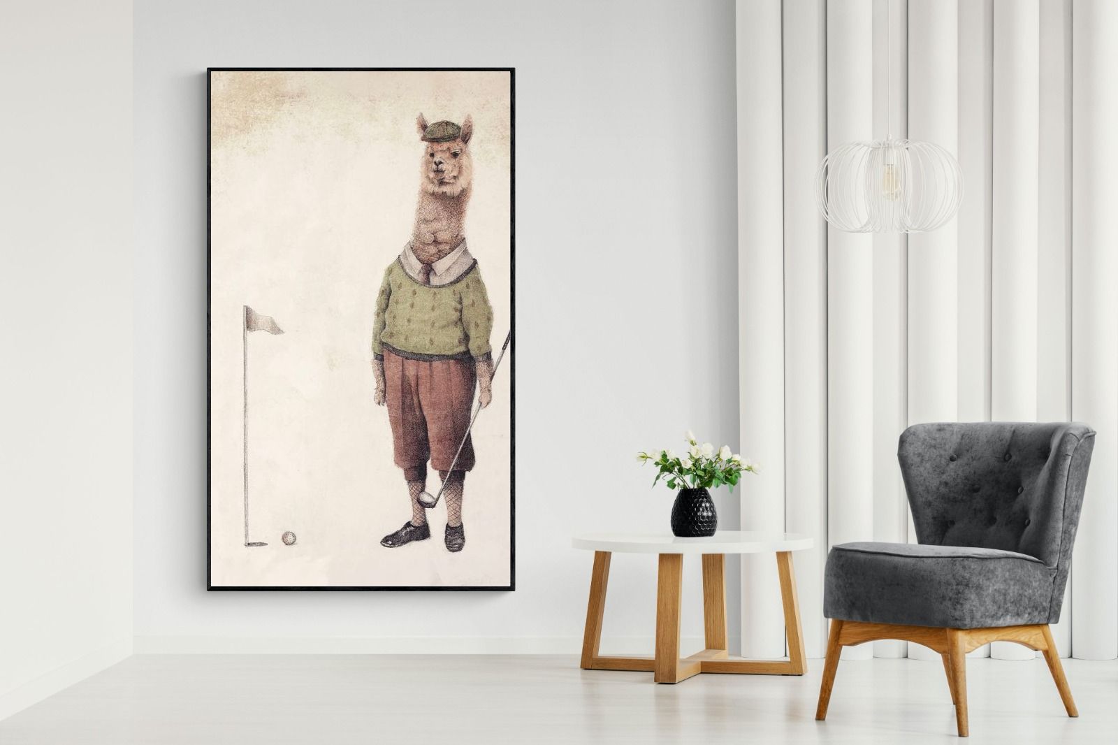 Pixalot Golfing Alpaca