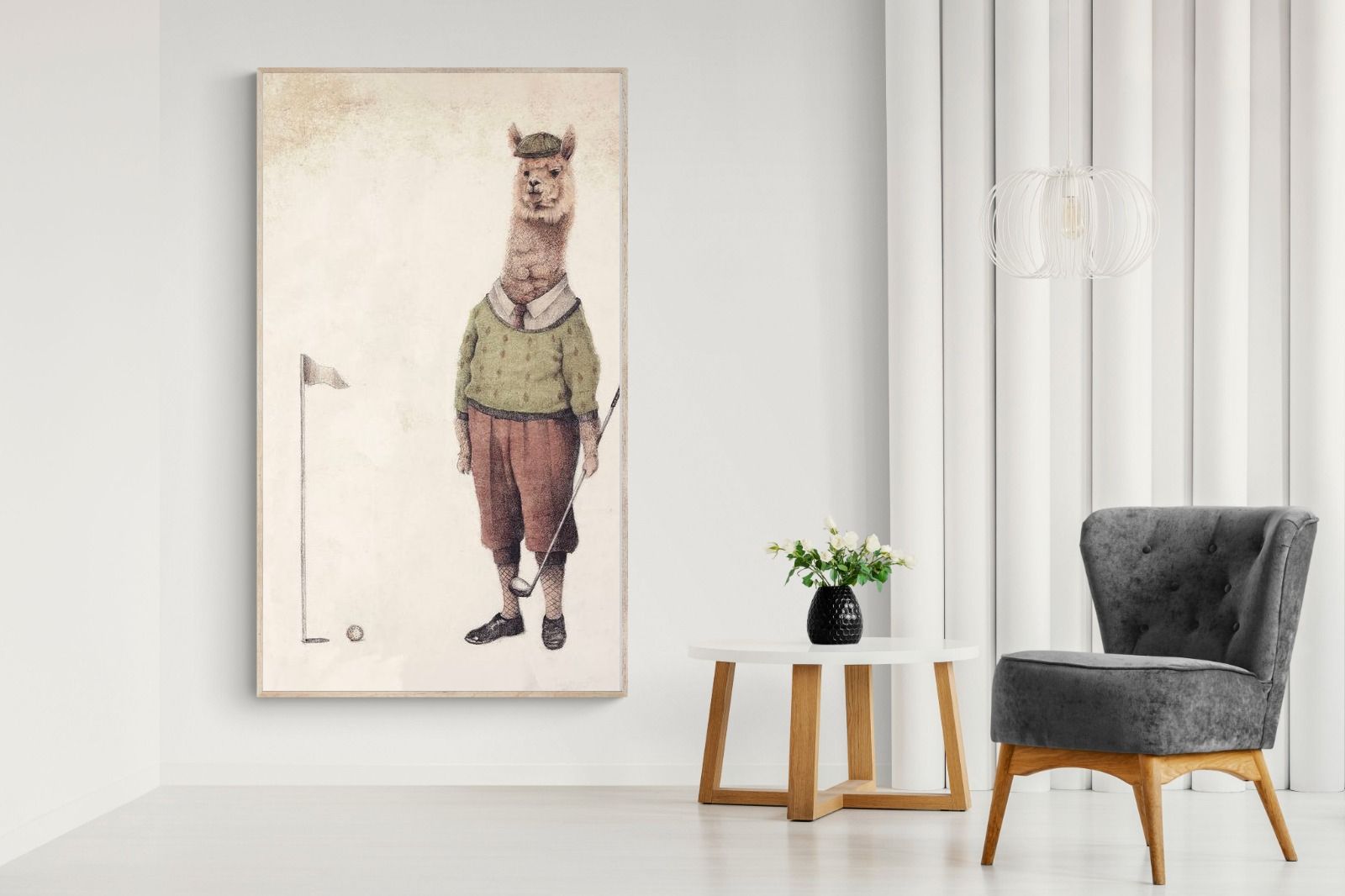 Pixalot Golfing Alpaca