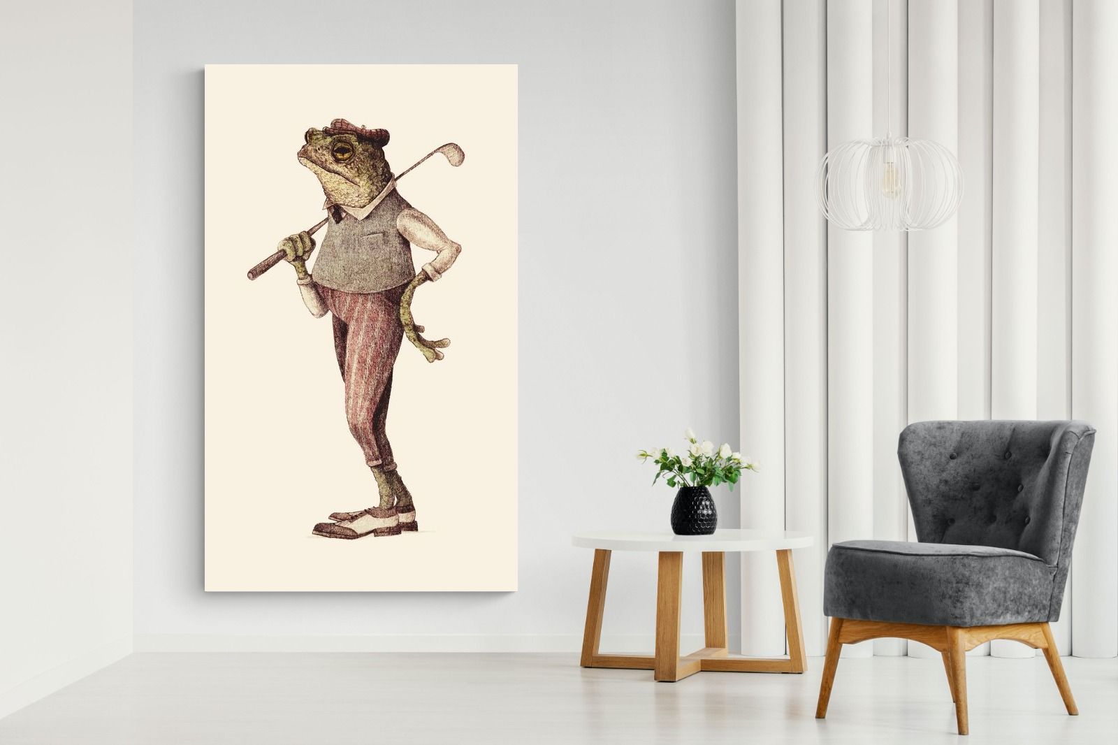Pixalot Golfing Frog