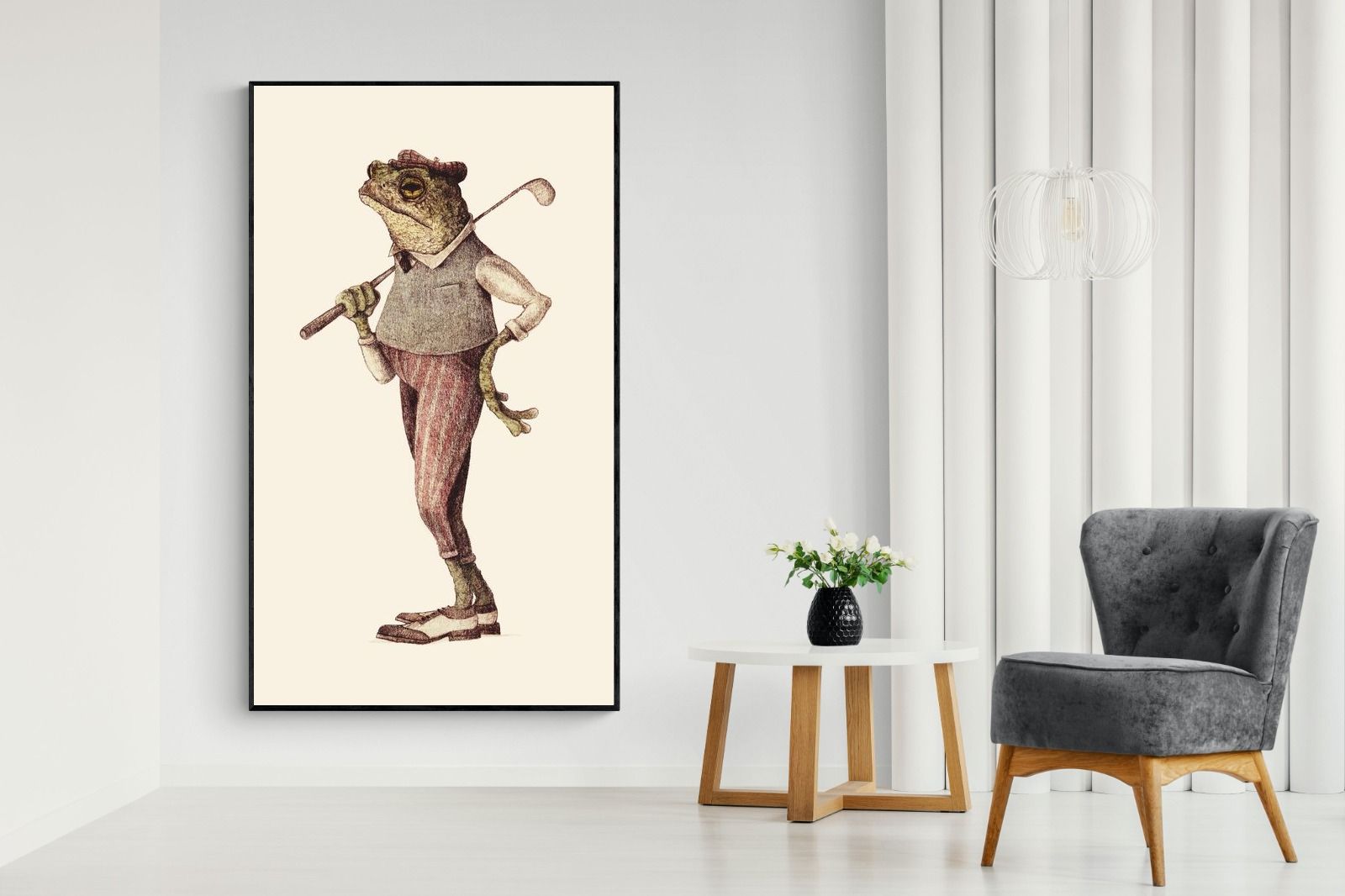 Pixalot Golfing Frog