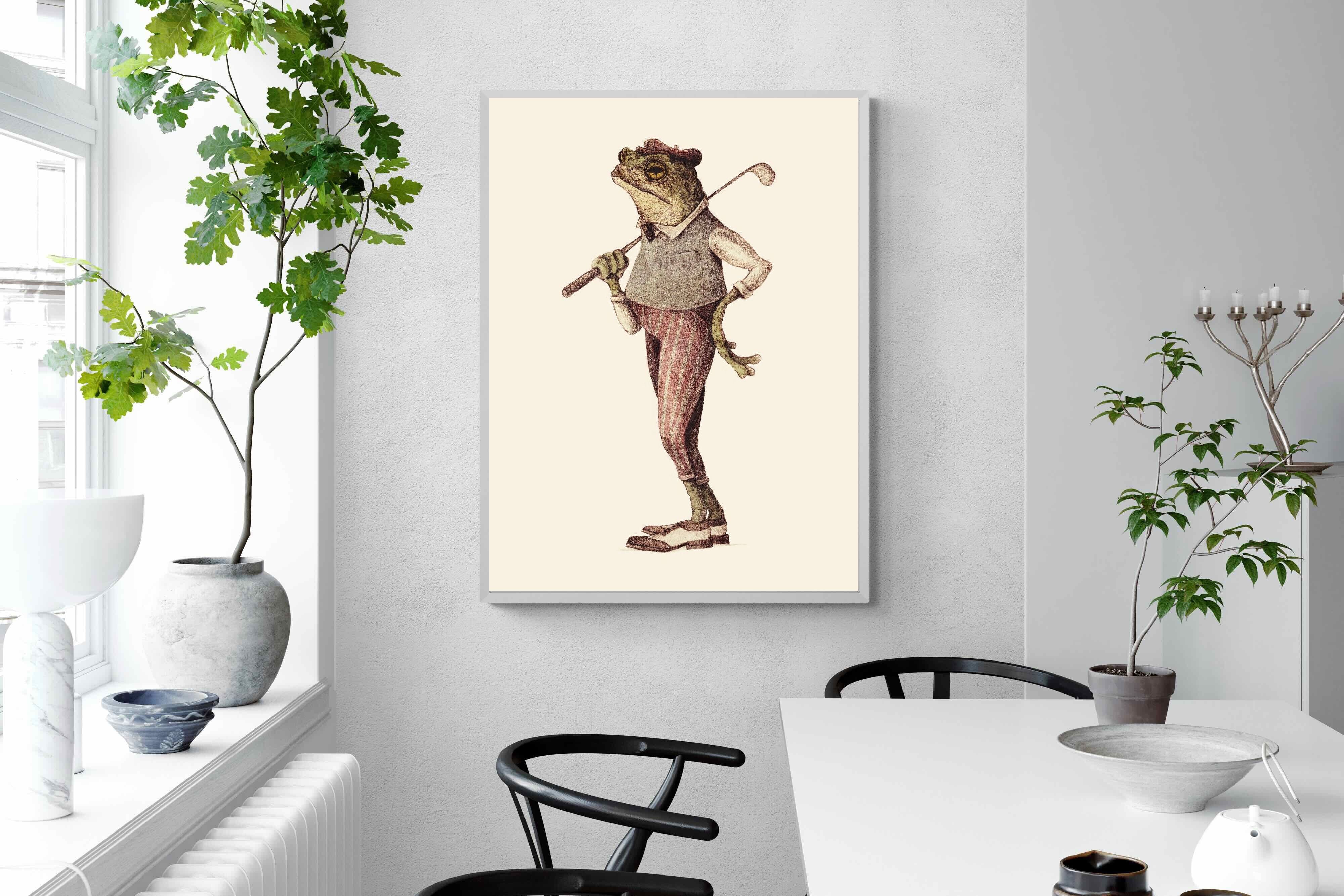 Pixalot Golfing Frog
