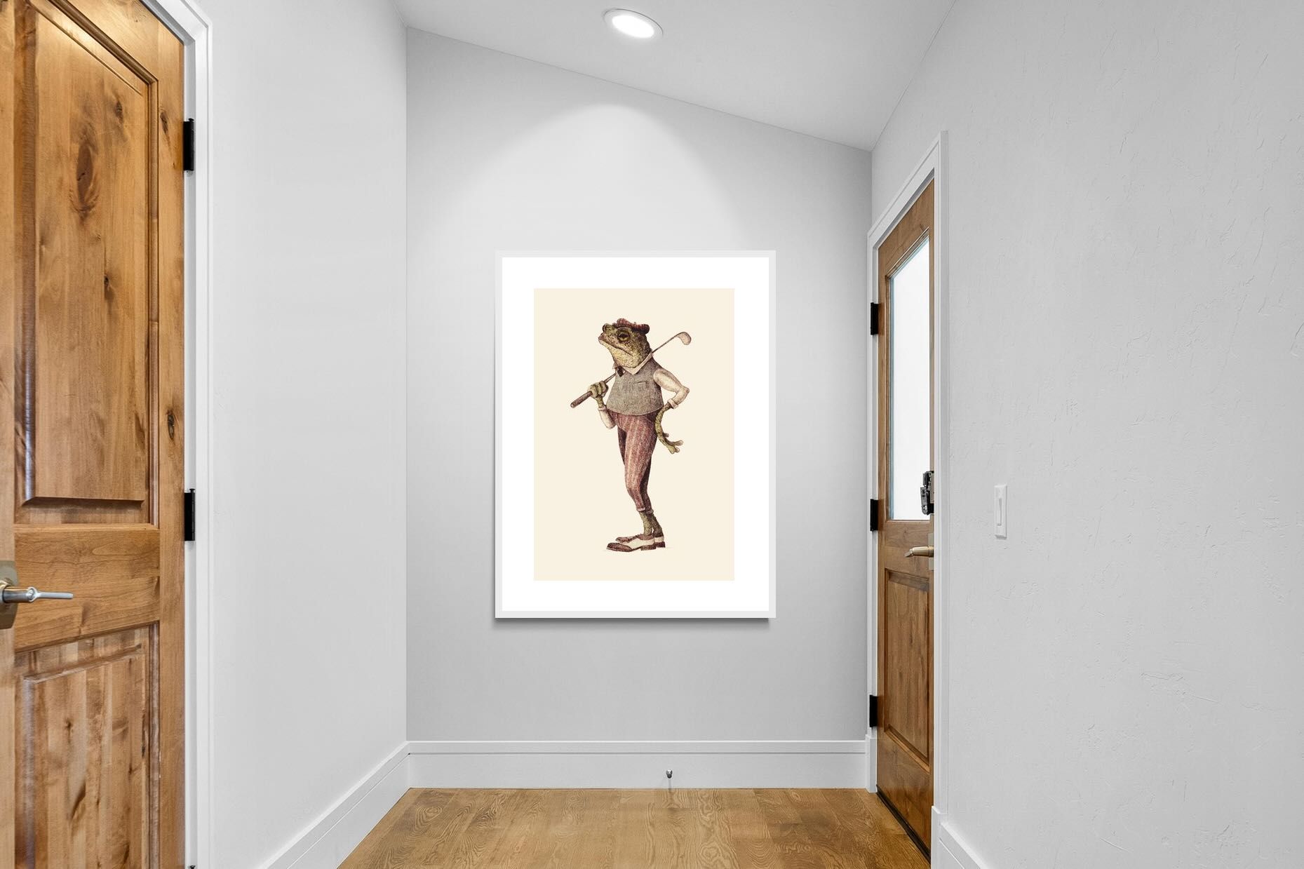 Pixalot Golfing Frog