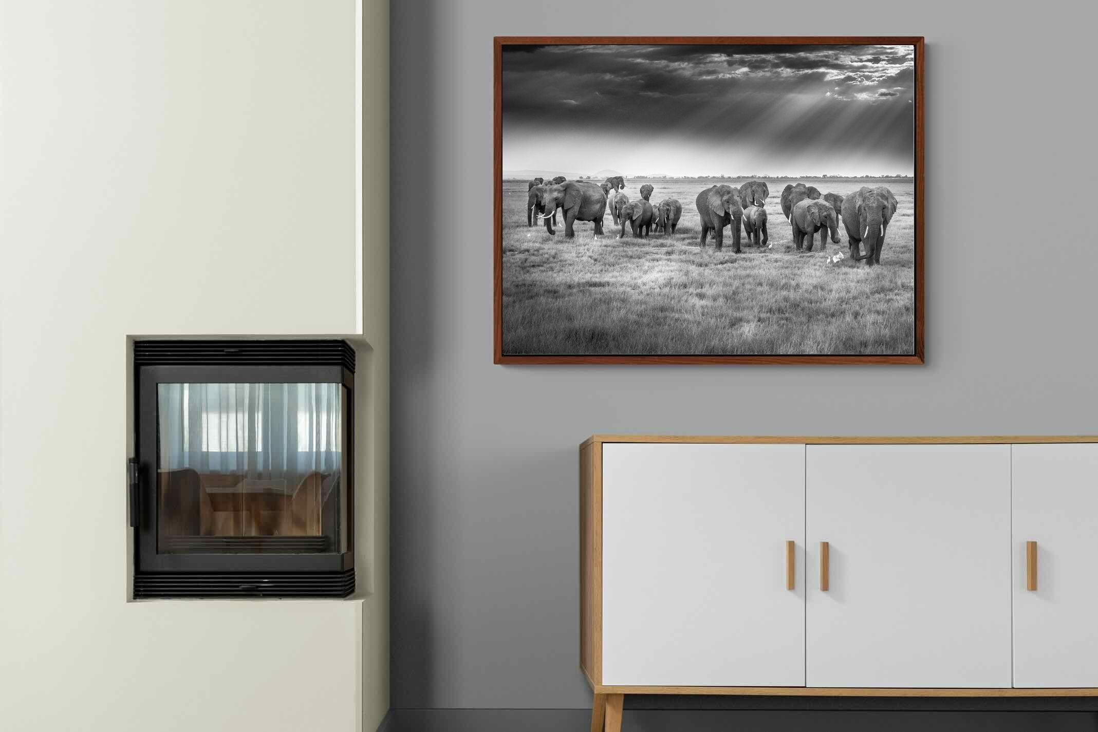 Pixalot ® Grazing Elephants