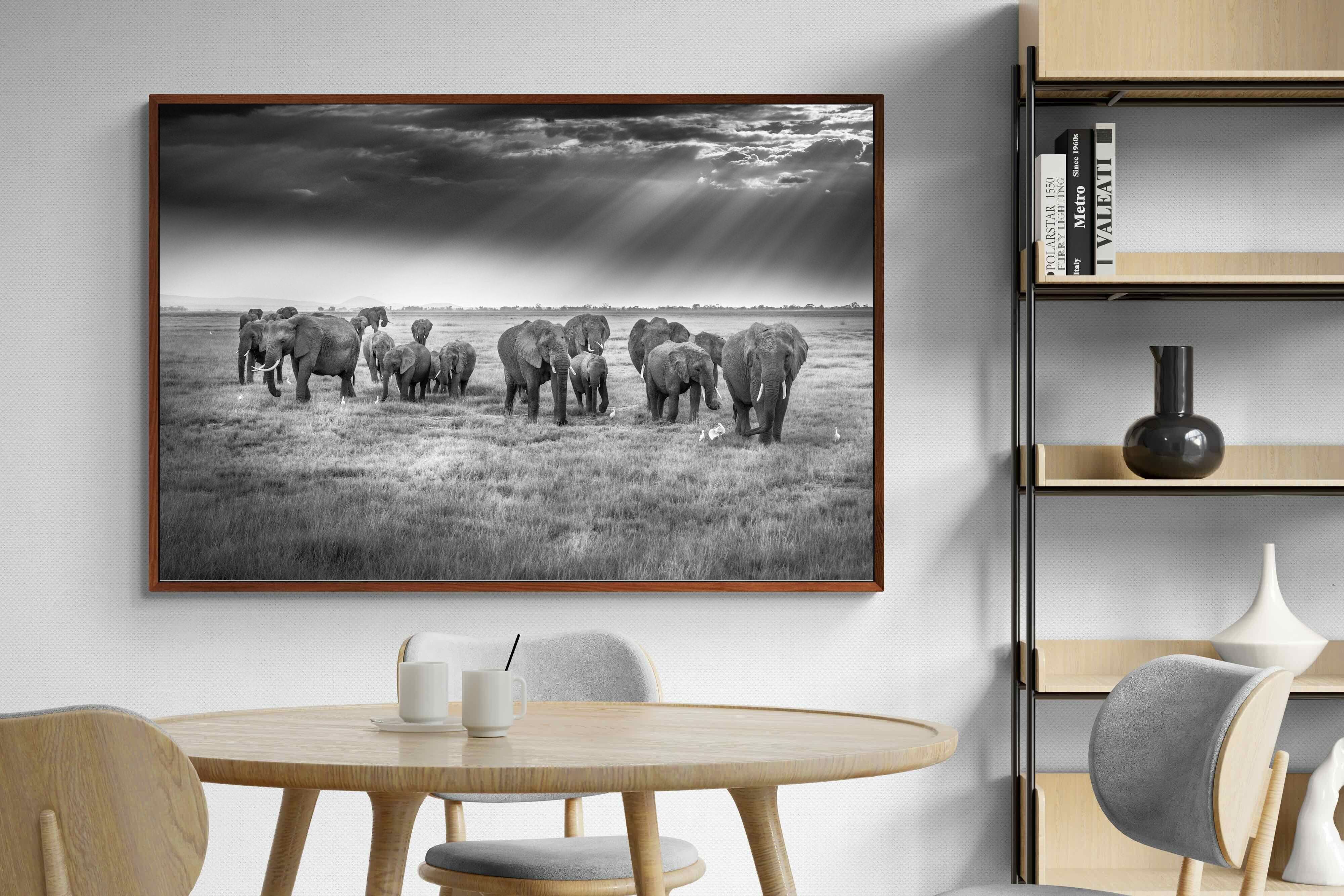 Pixalot ® Grazing Elephants