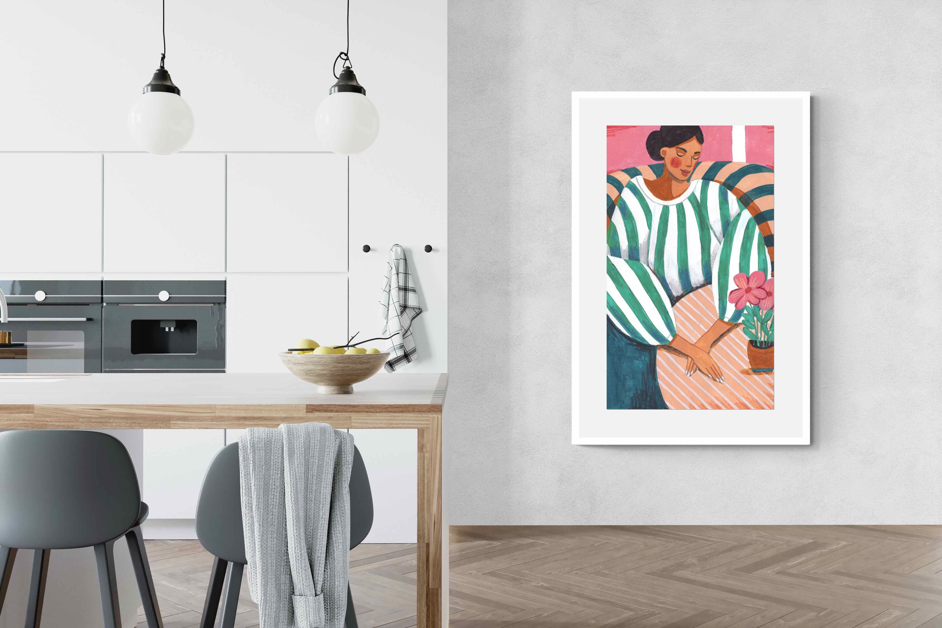 Pixalot Green Stripes & Quiet Moments