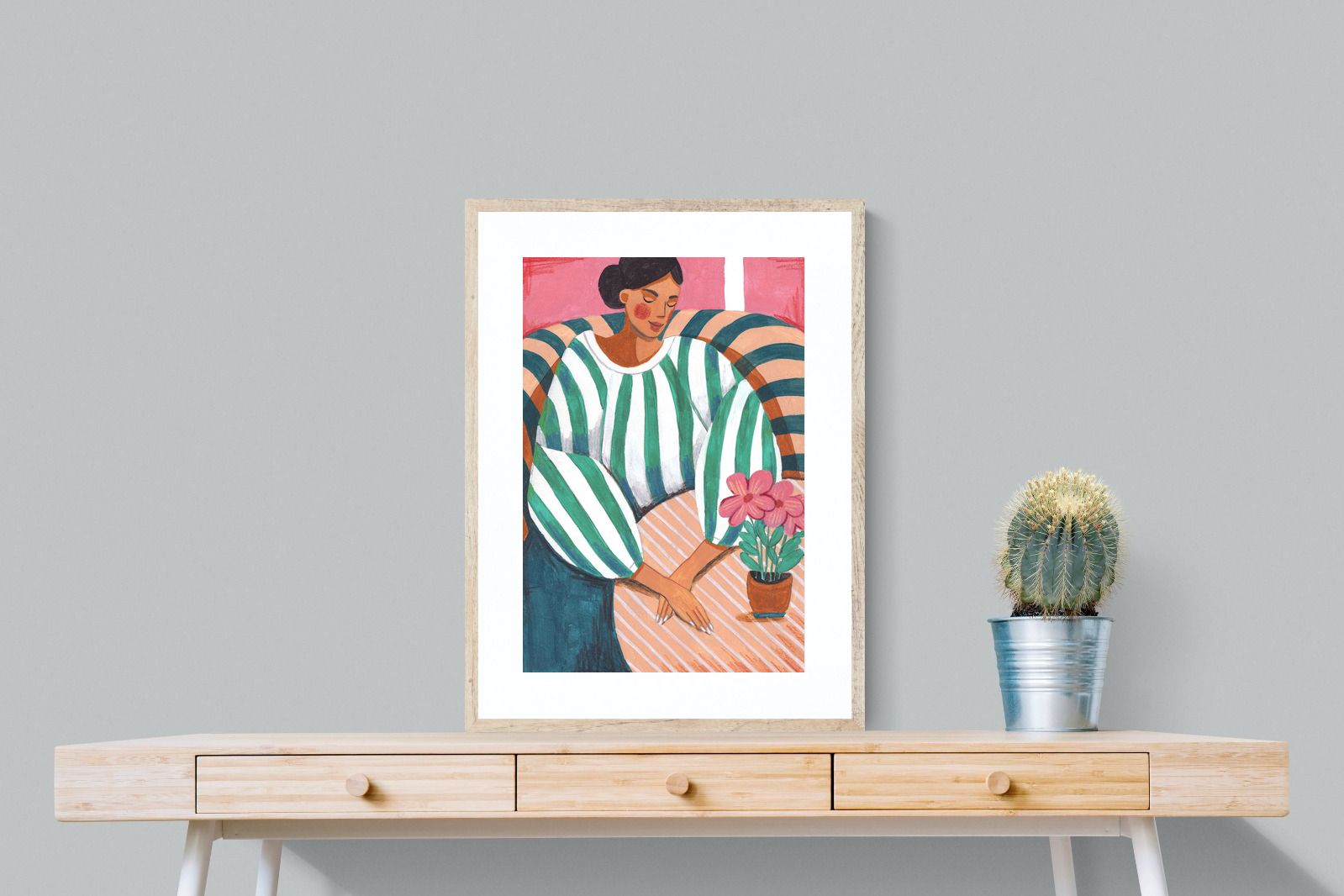 Pixalot Green Stripes & Quiet Moments