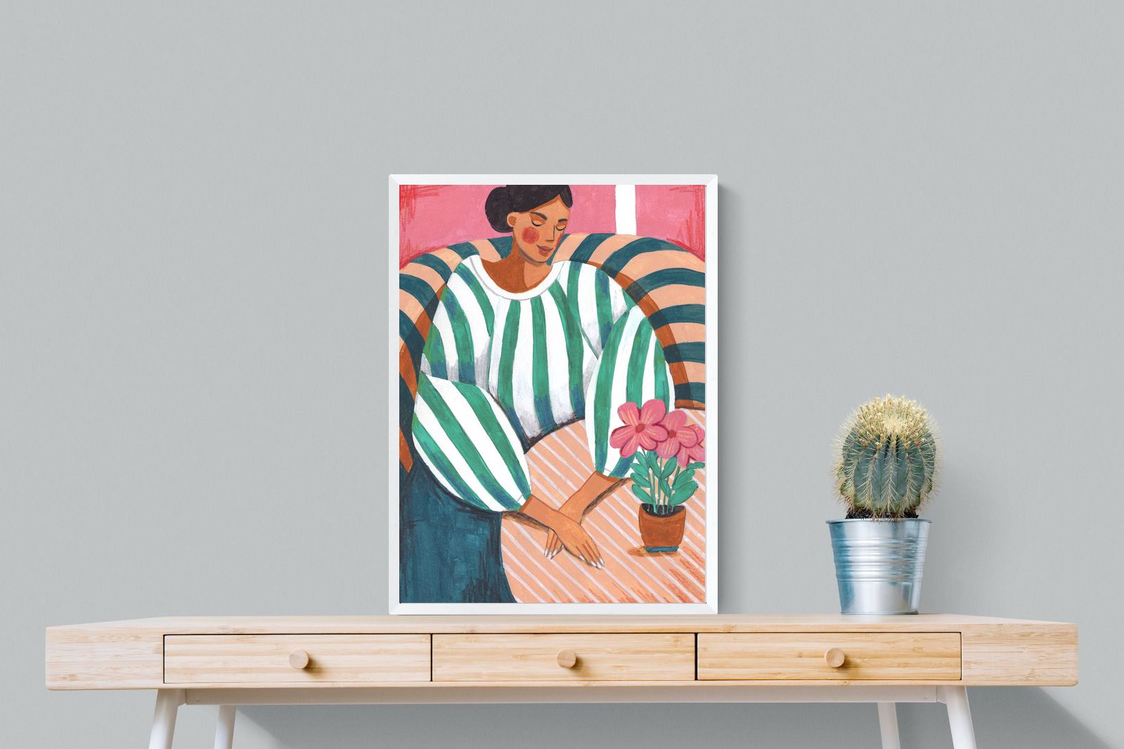 Pixalot Green Stripes & Quiet Moments