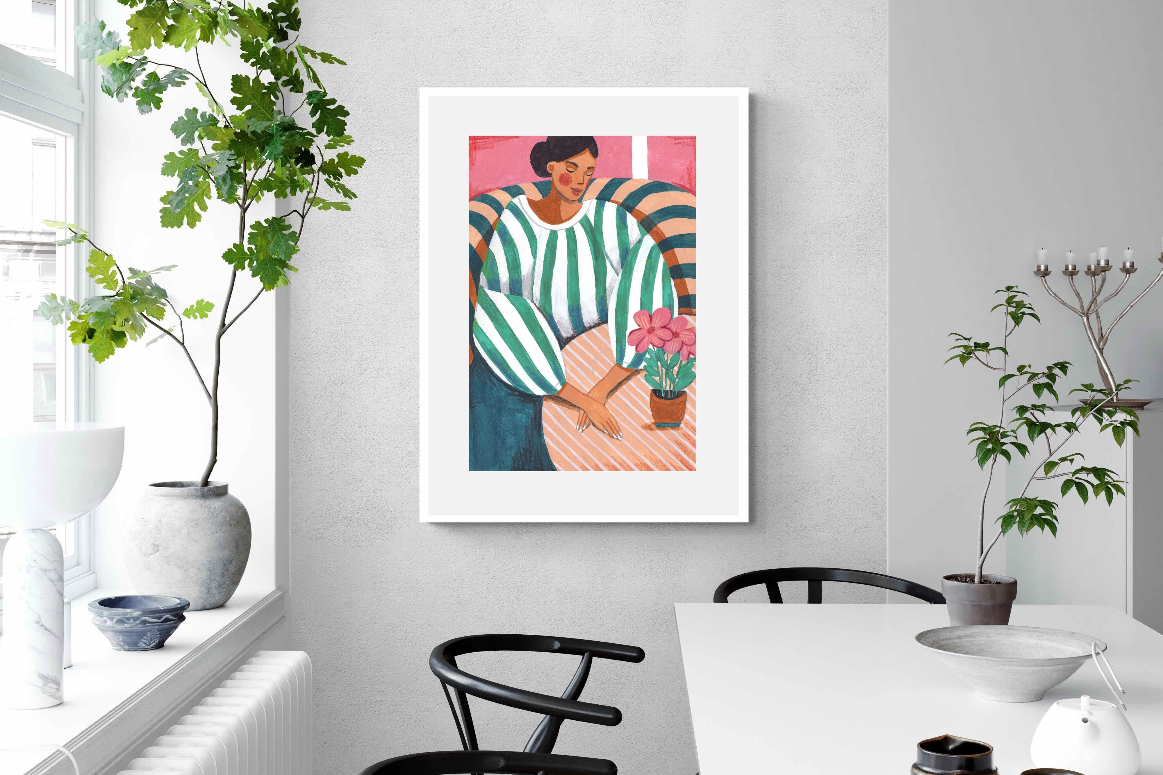 Pixalot Green Stripes & Quiet Moments