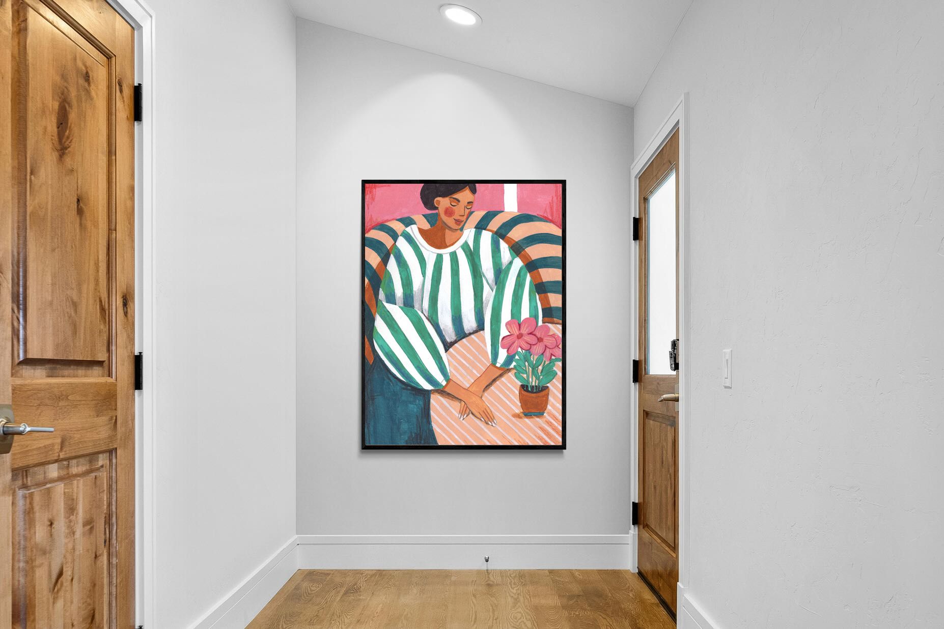 Pixalot Green Stripes & Quiet Moments