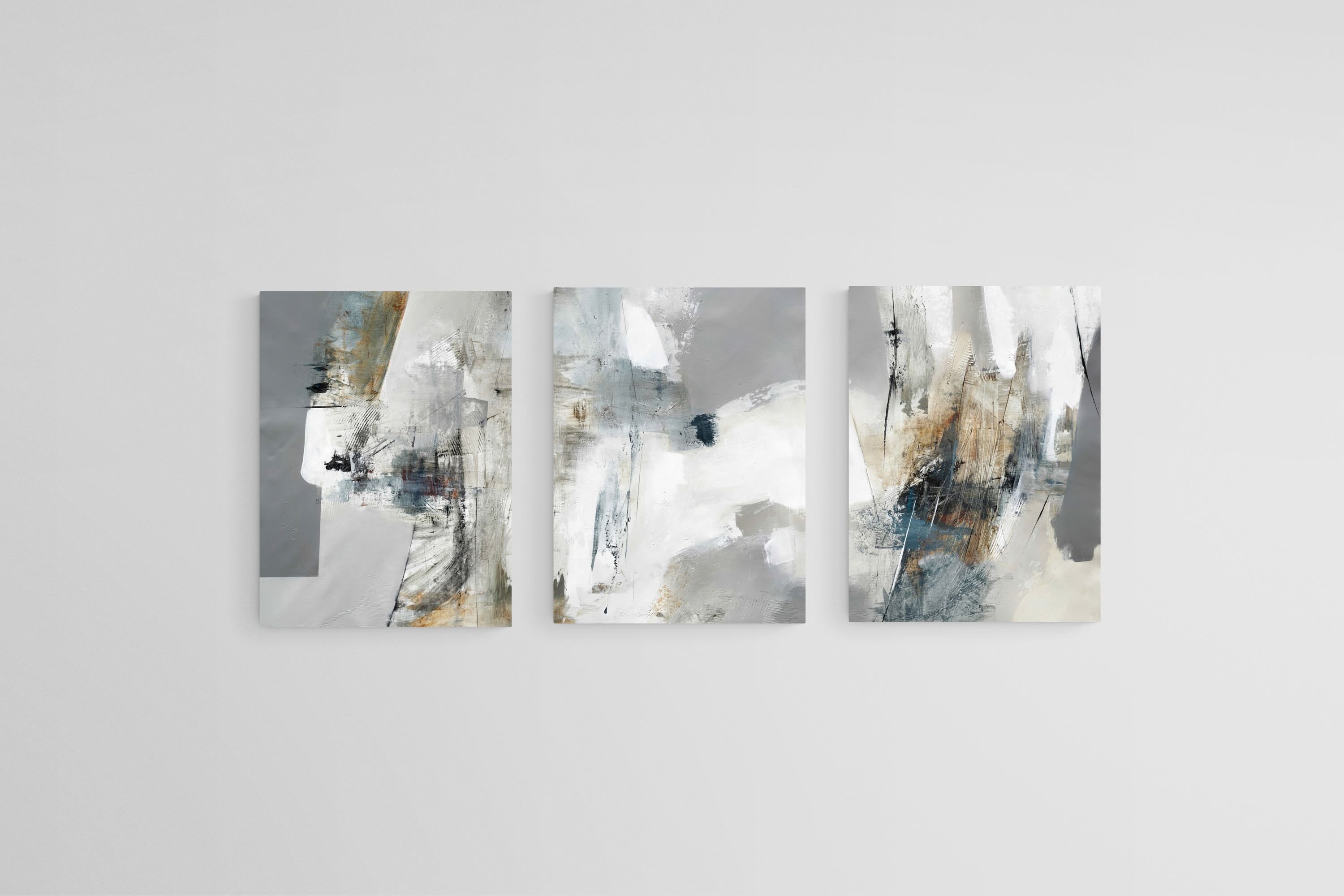 Grey Minimalism Triptych