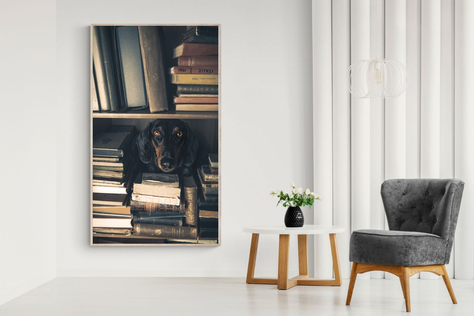 Pixalot Hound Among Books