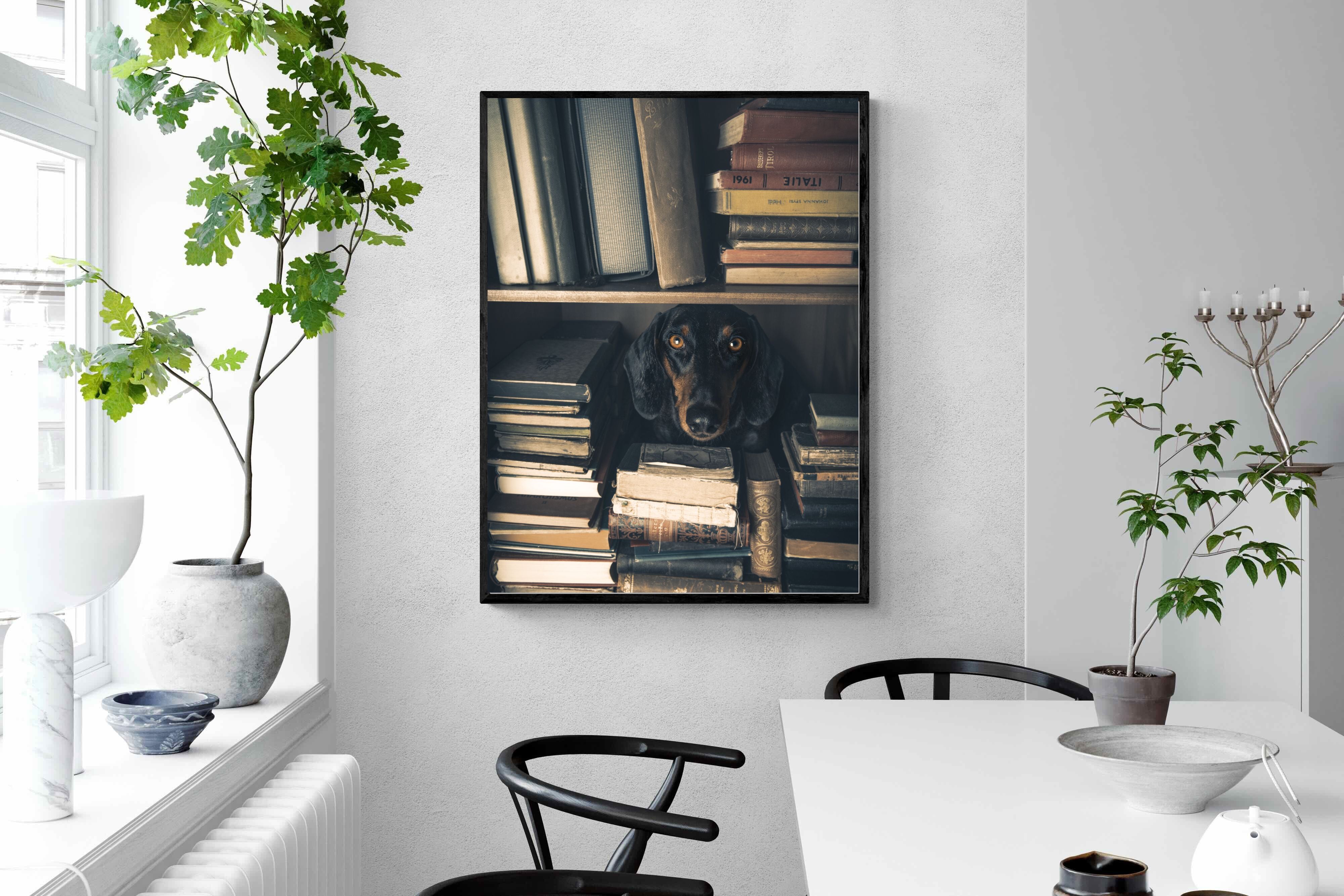 Pixalot Hound Among Books