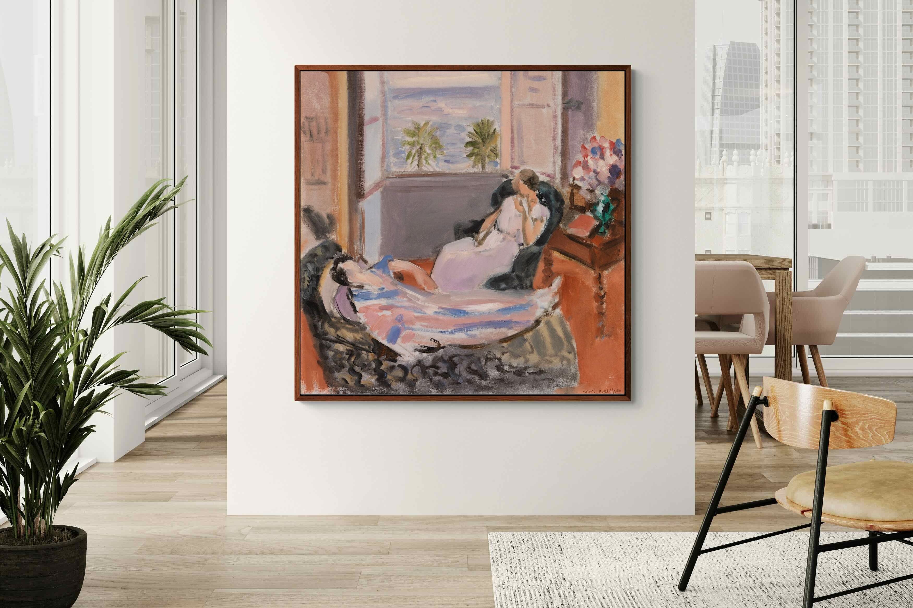 Pixalot Interior with Two Figures