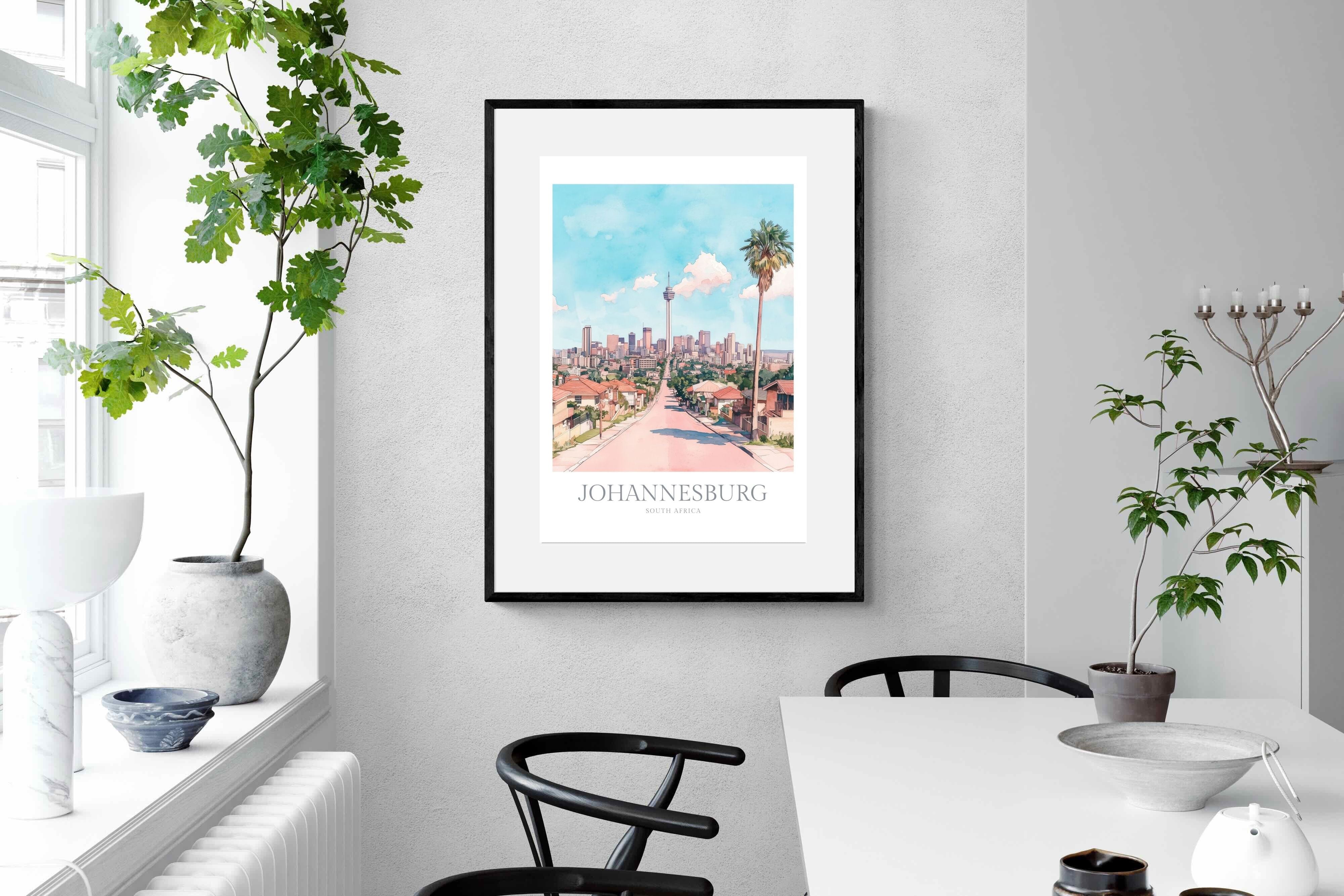 Pixalot Johannesburg Watercolour