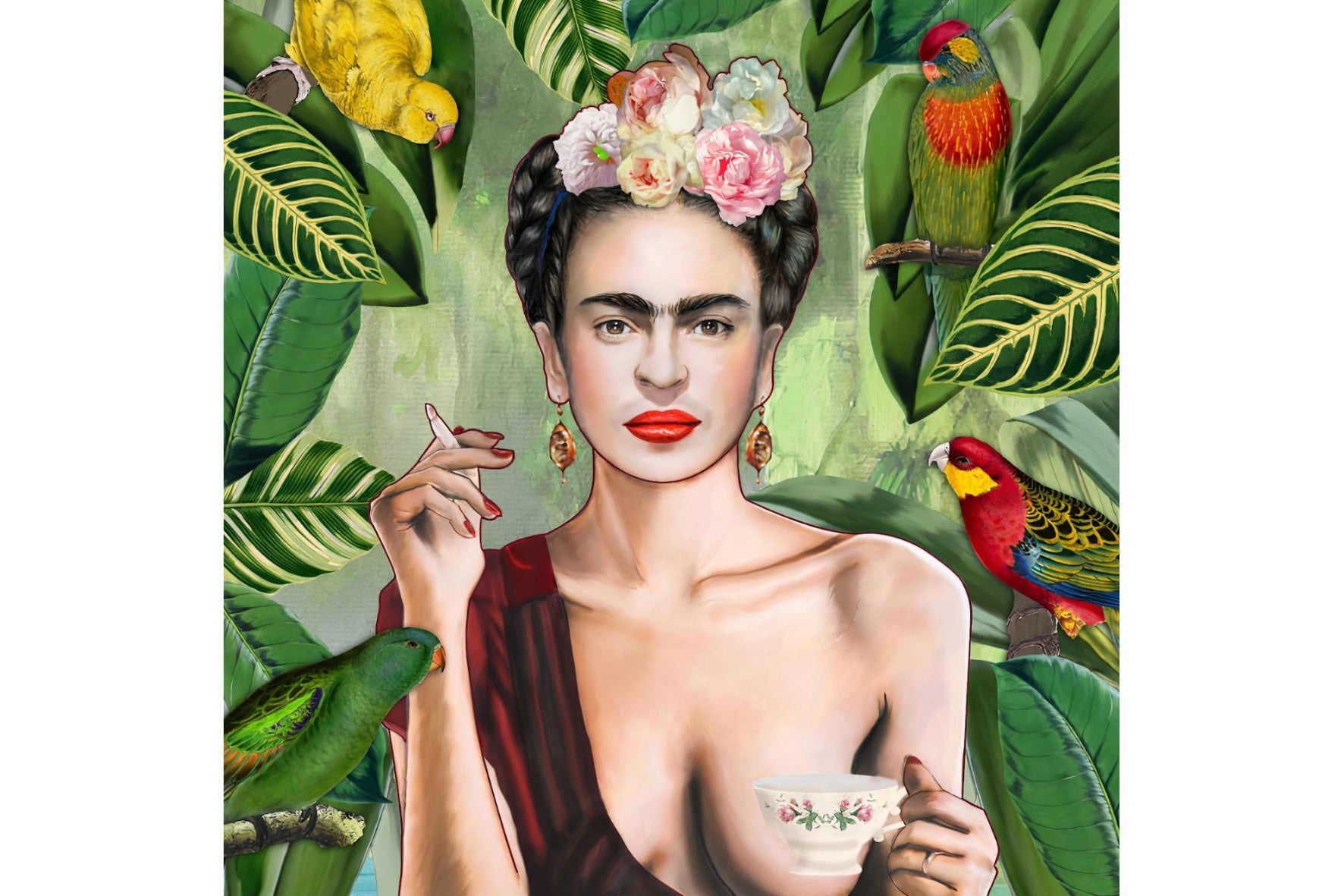 Kahlo Tea & Parrots