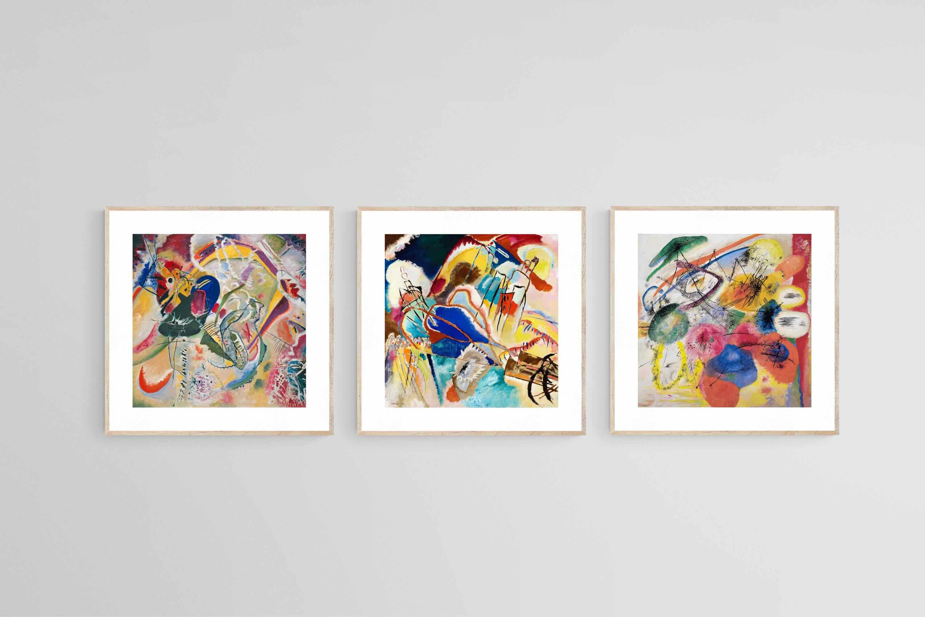 Kandinsky Bold Triptych