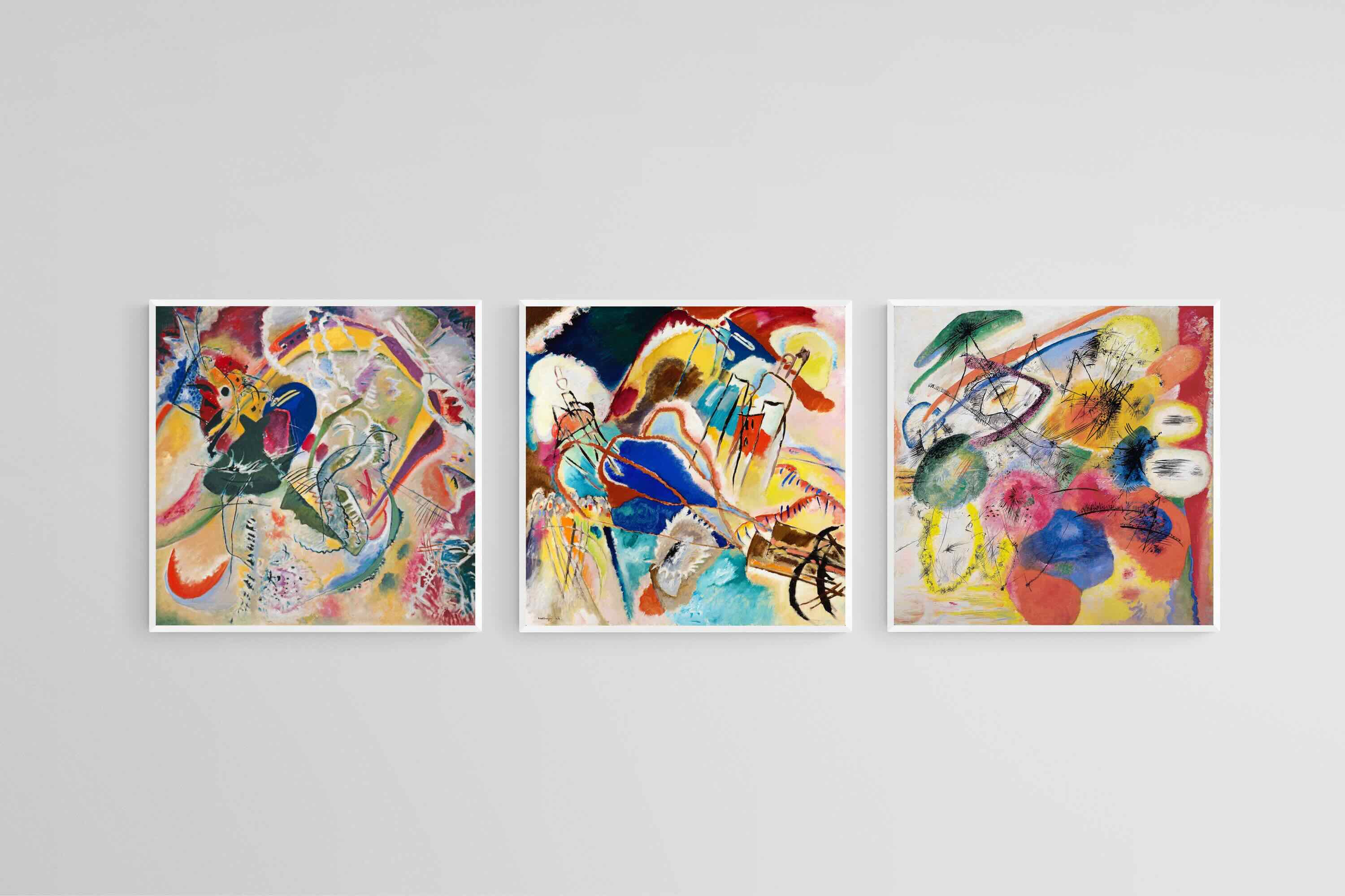 Kandinsky Bold Triptych