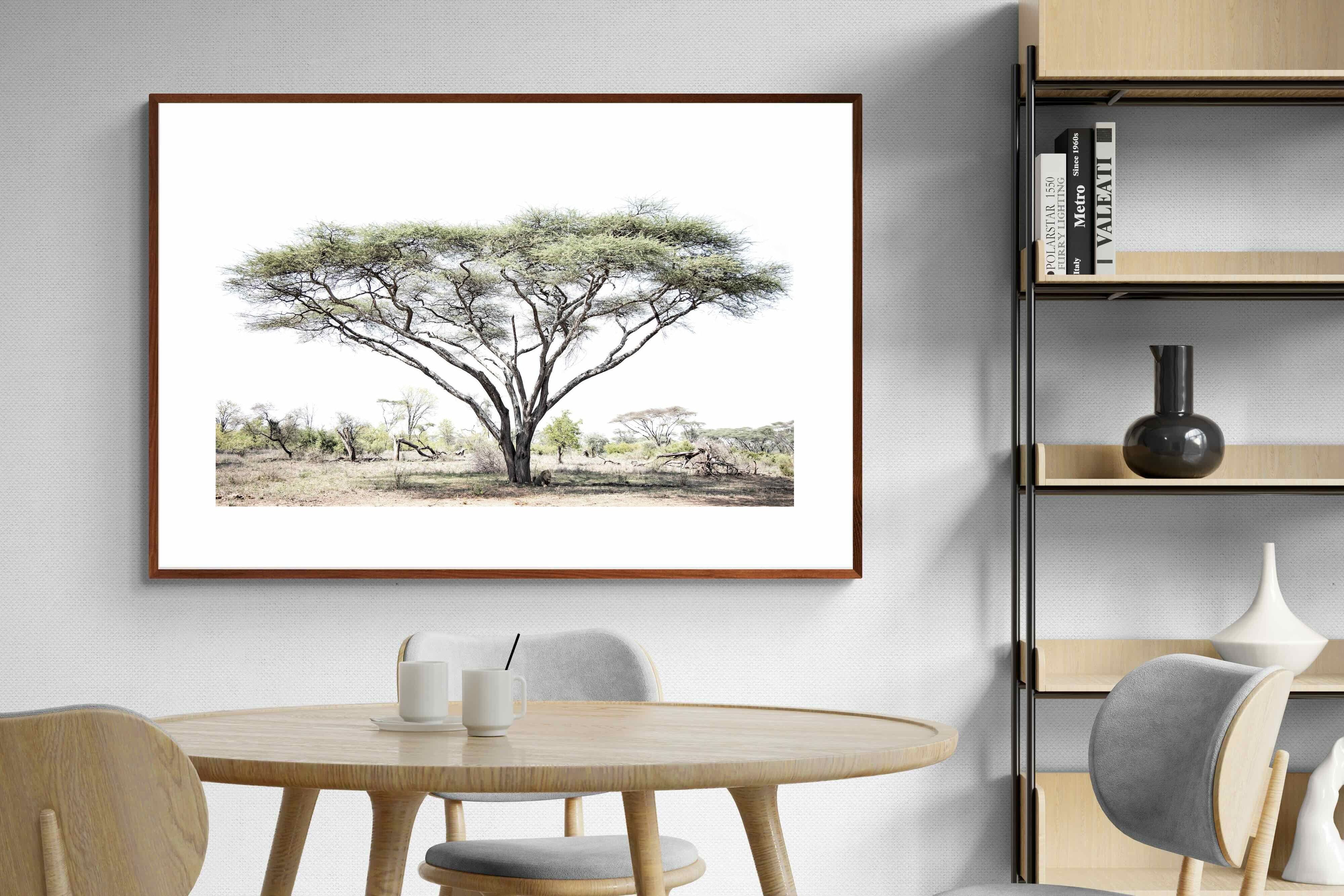 Pixalot Lion Under Umbrella Tree