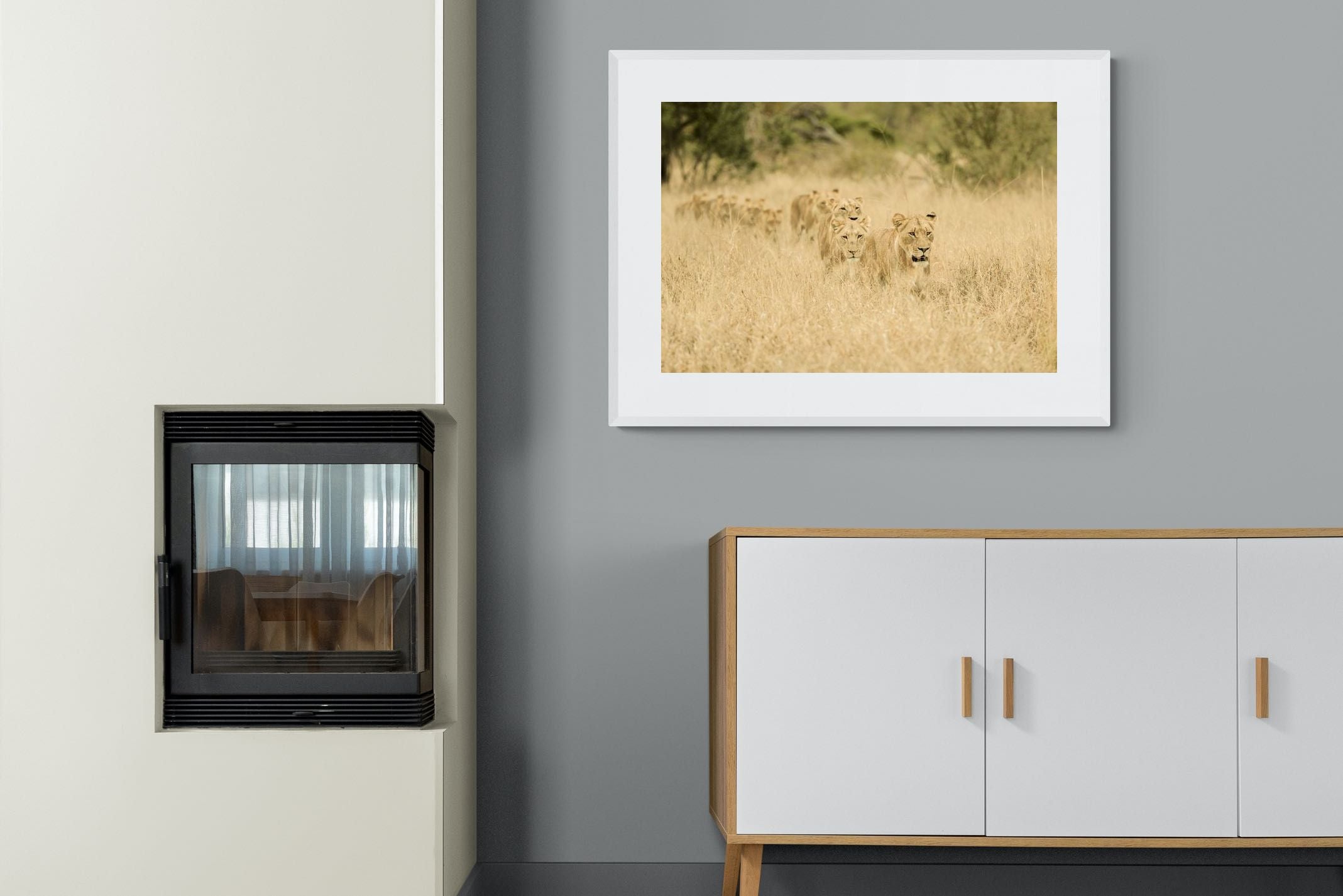 Pixalot Lionesses in Formation