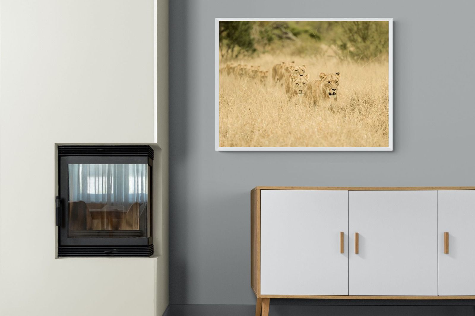 Pixalot Lionesses in Formation