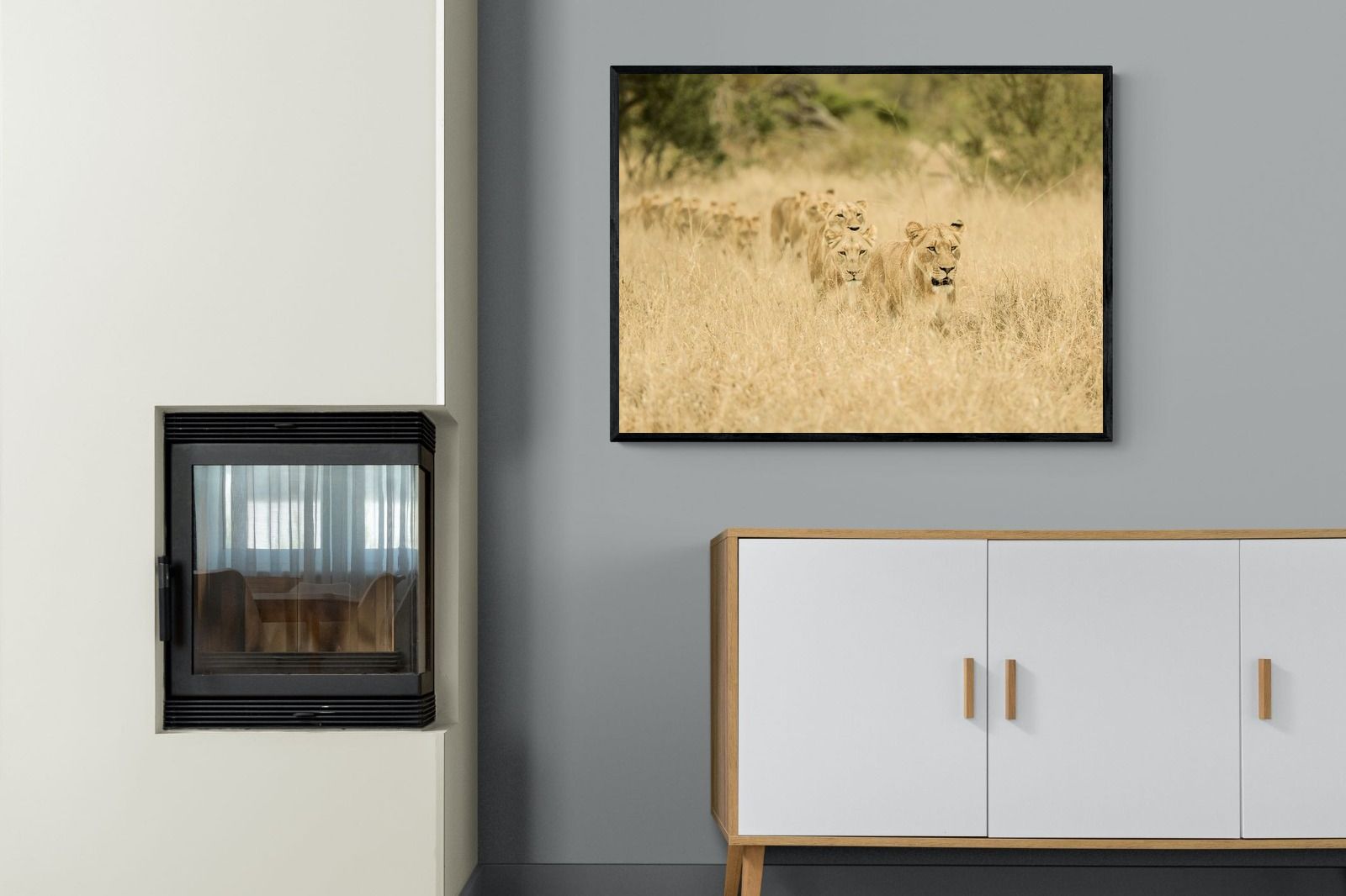 Pixalot Lionesses in Formation