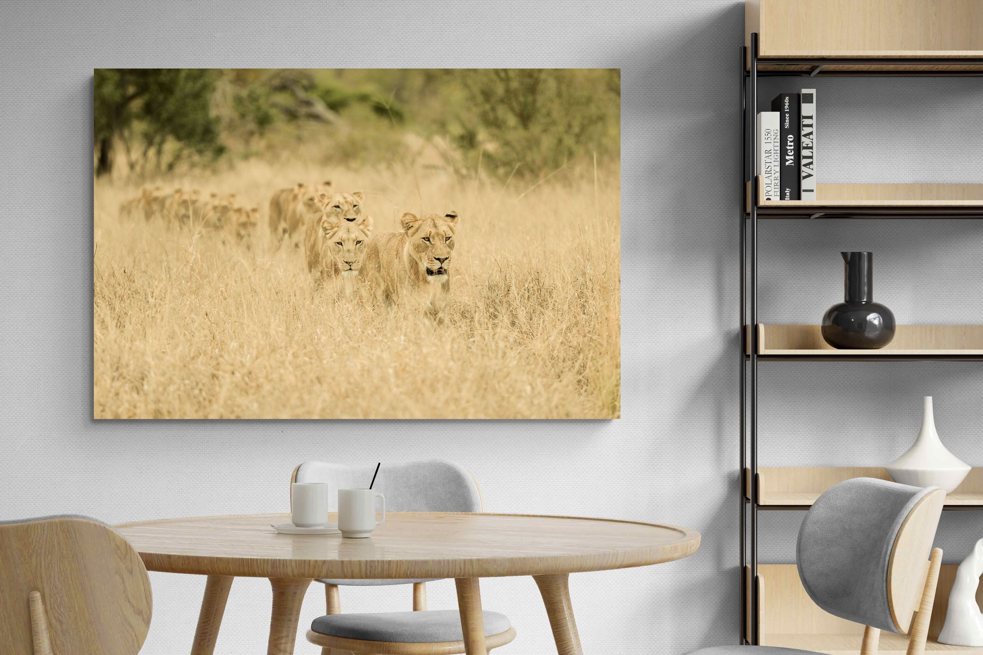 Pixalot Lionesses in Formation