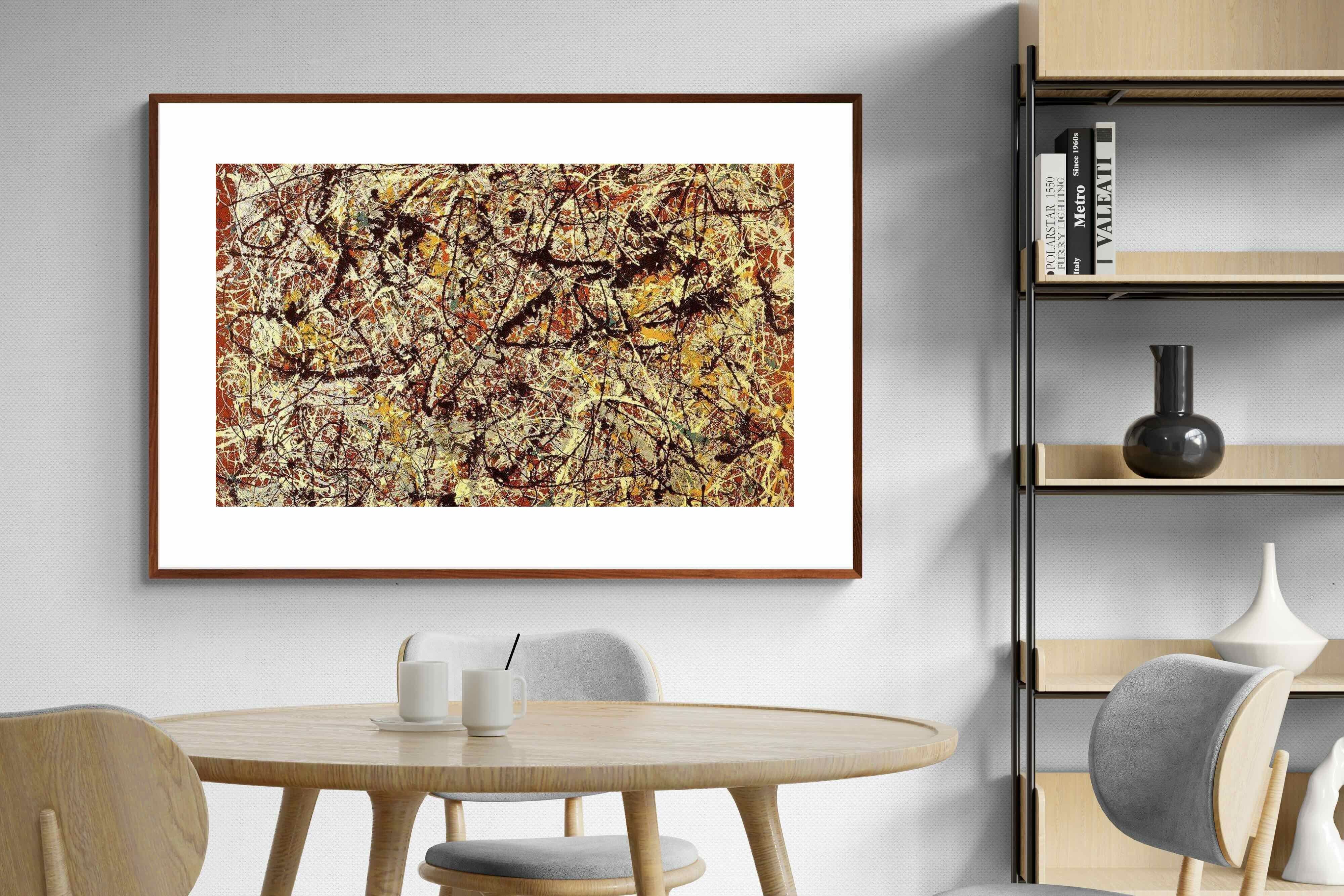 Pixalot ® Mural on Indian Red Ground