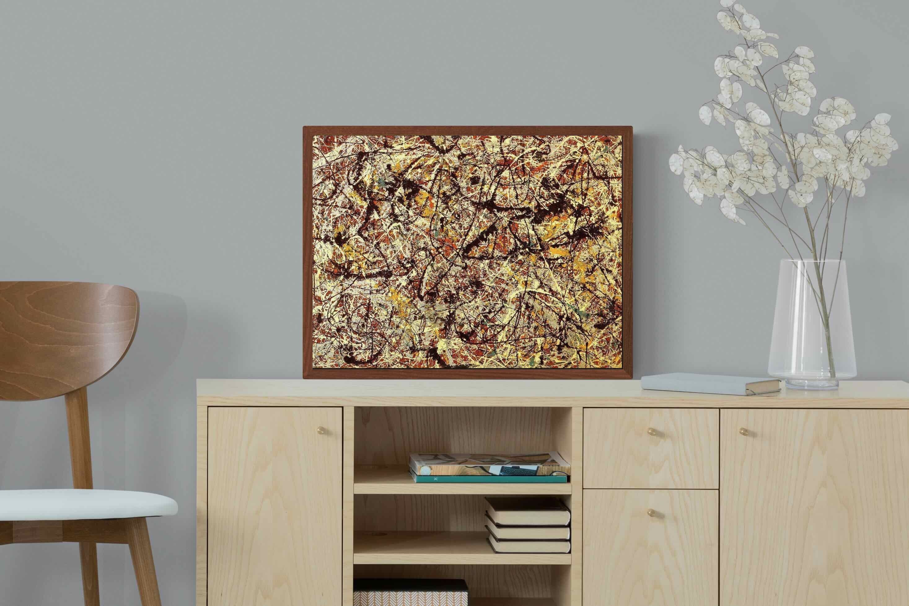 Pixalot ® Mural on Indian Red Ground