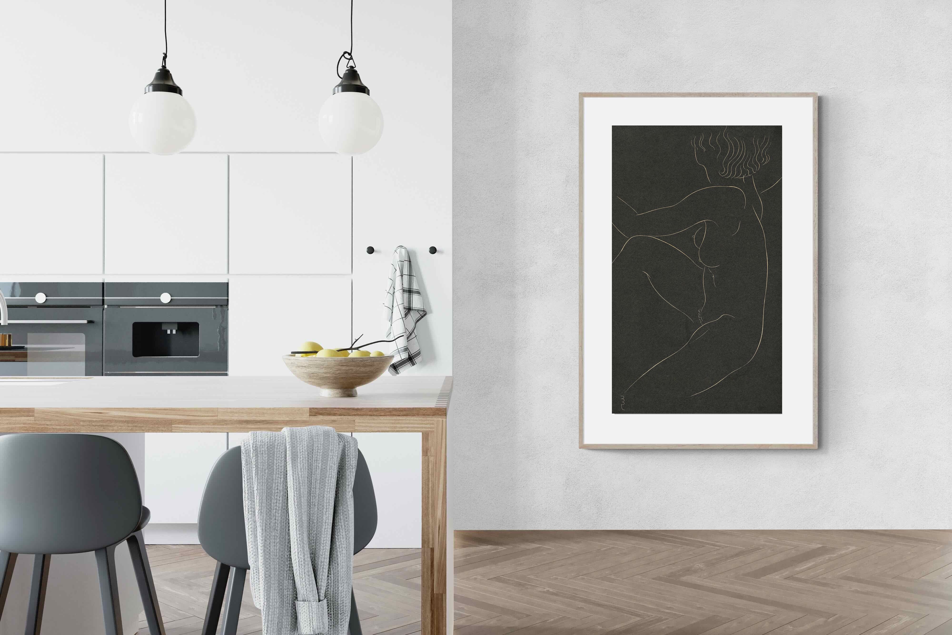 Pixalot Nude Line Drawing