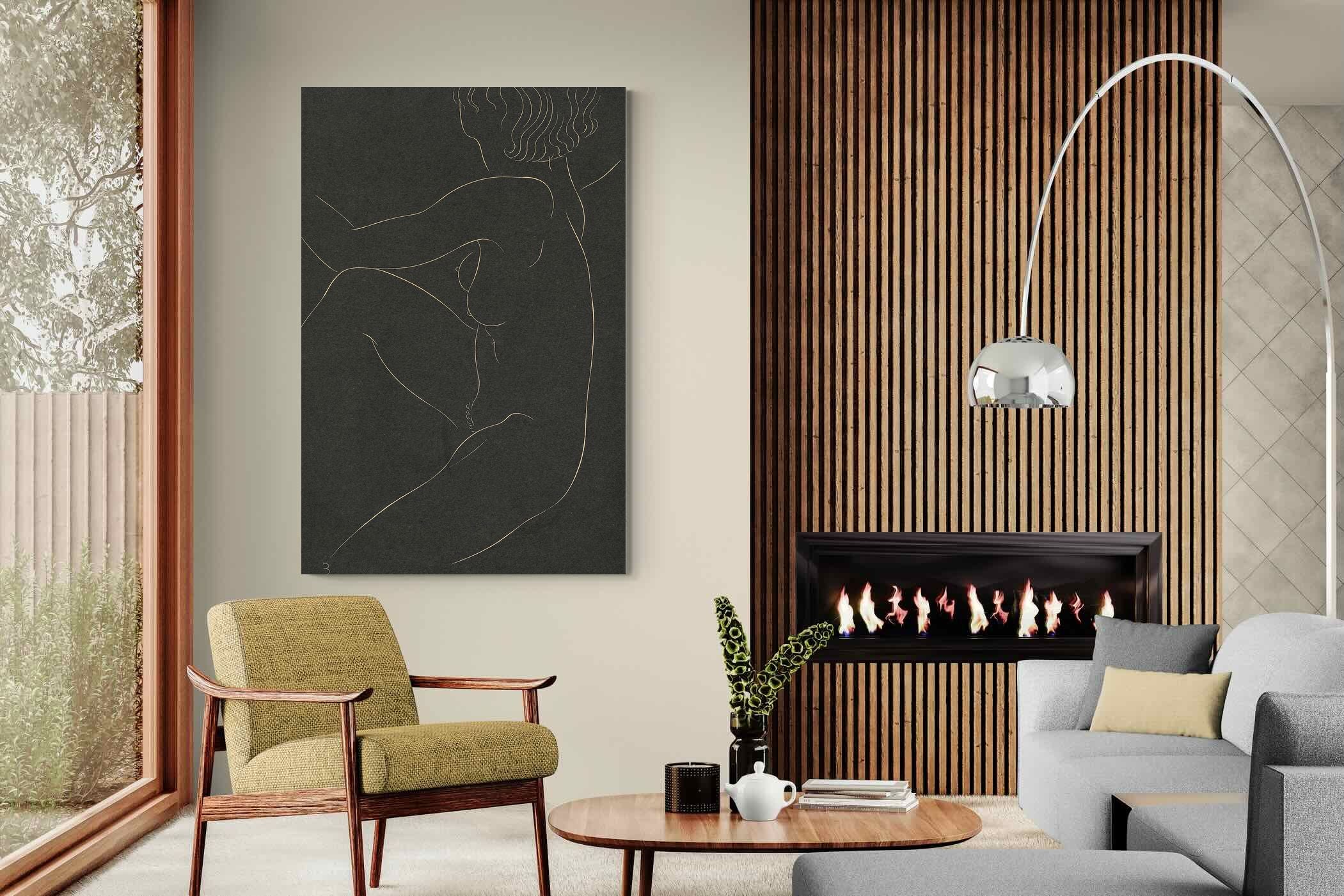 Pixalot Nude Line Drawing