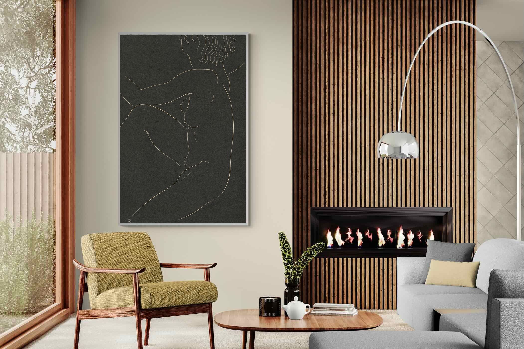 Pixalot Nude Line Drawing