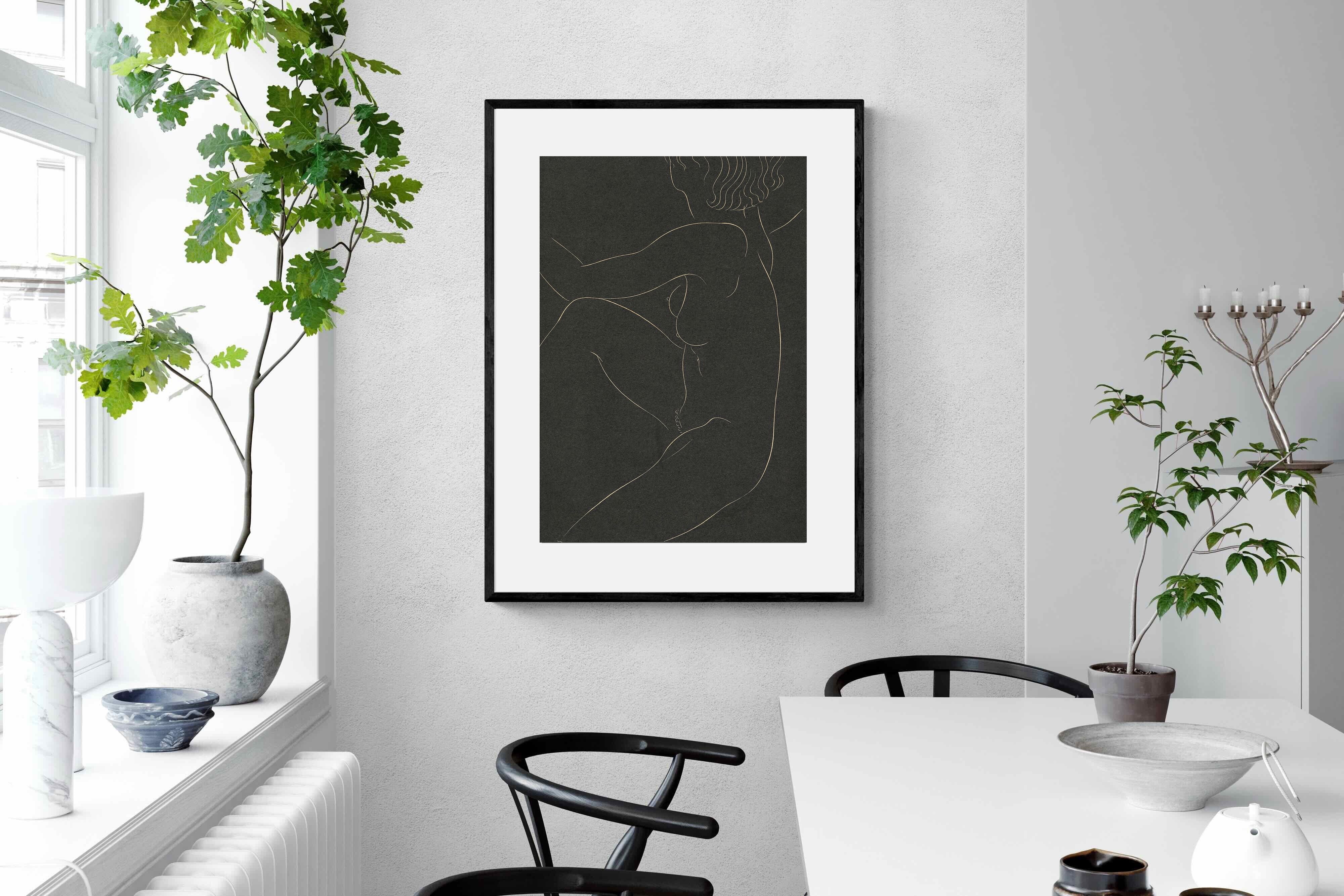 Pixalot Nude Line Drawing