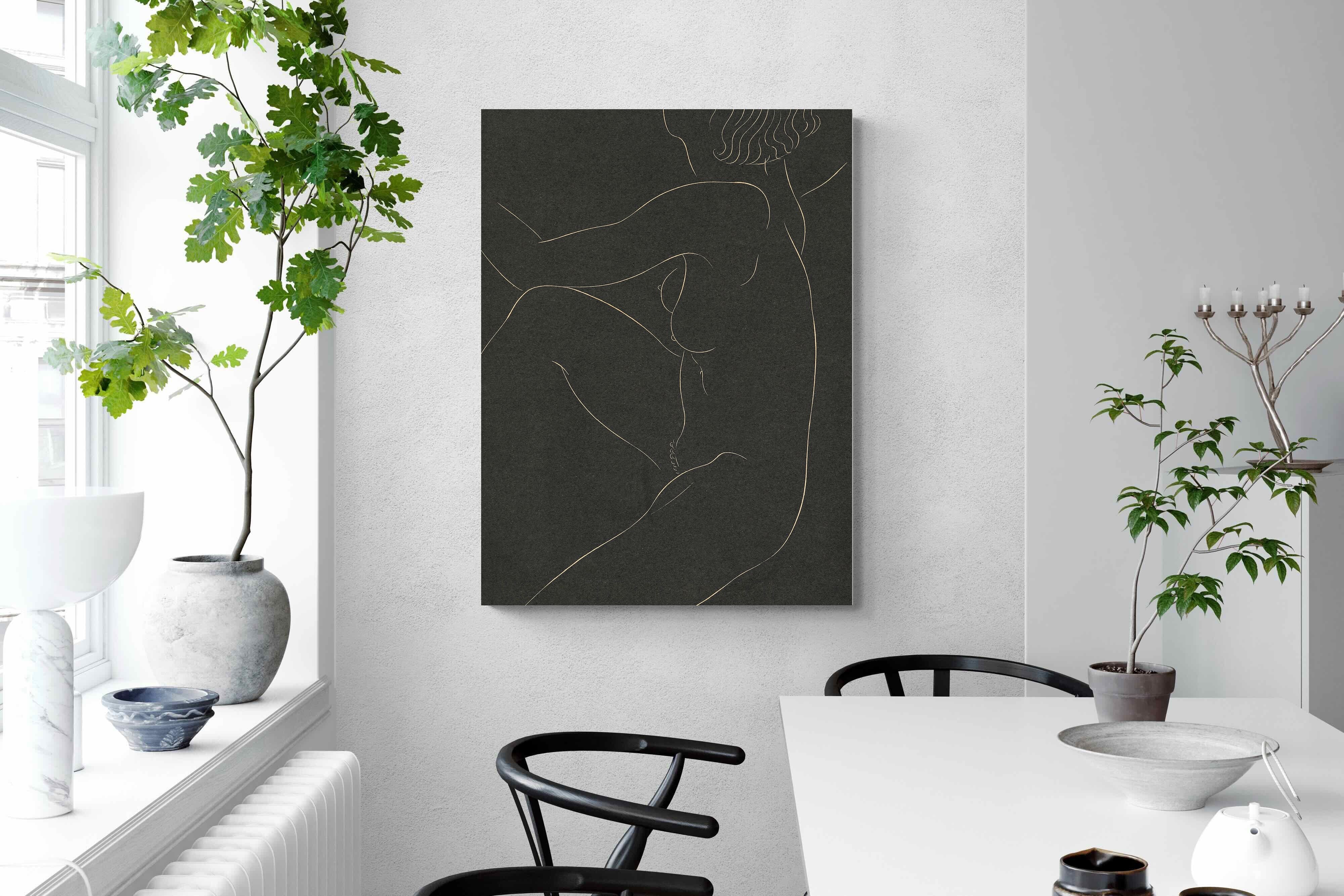 Pixalot Nude Line Drawing