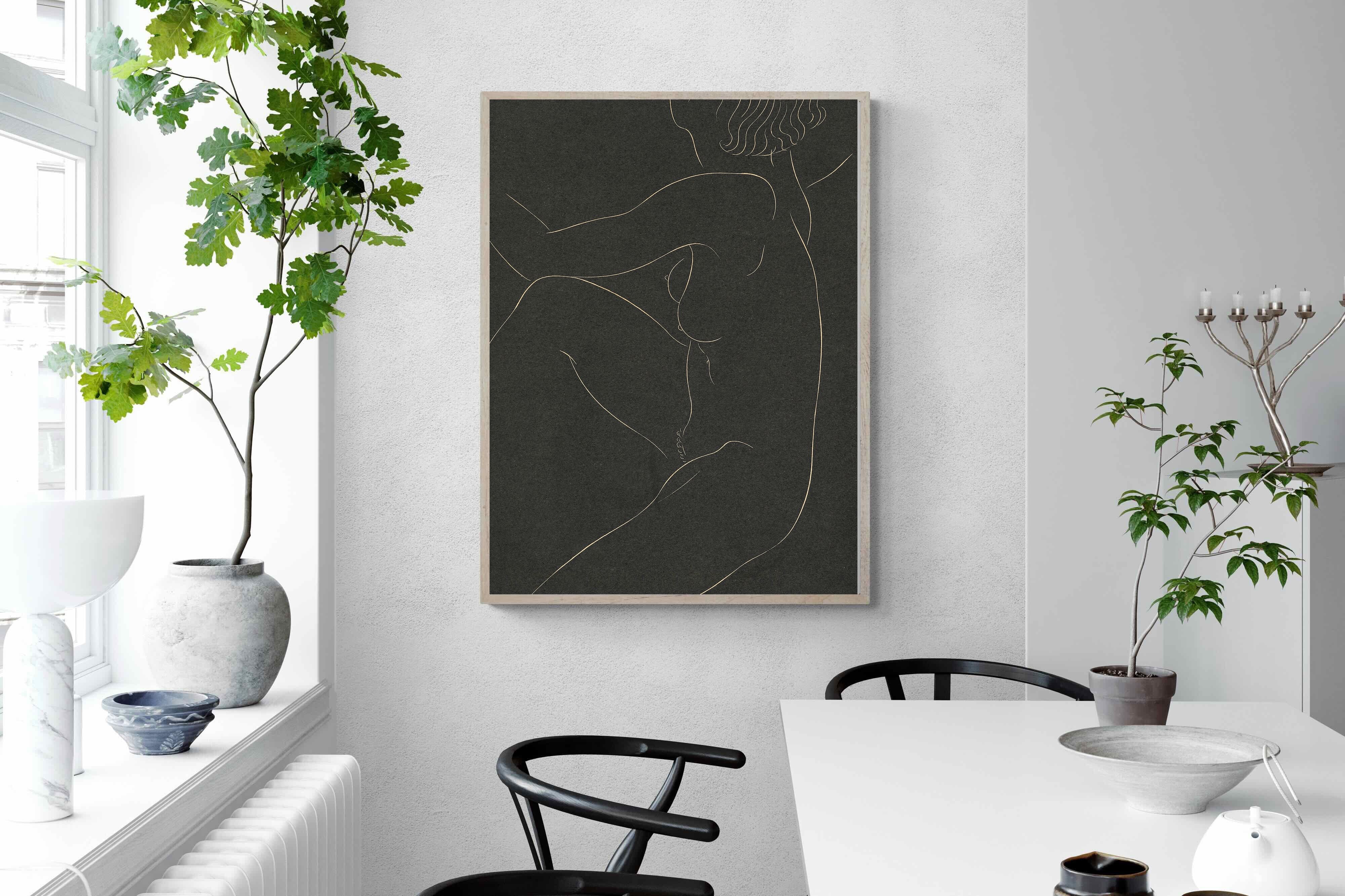 Pixalot Nude Line Drawing