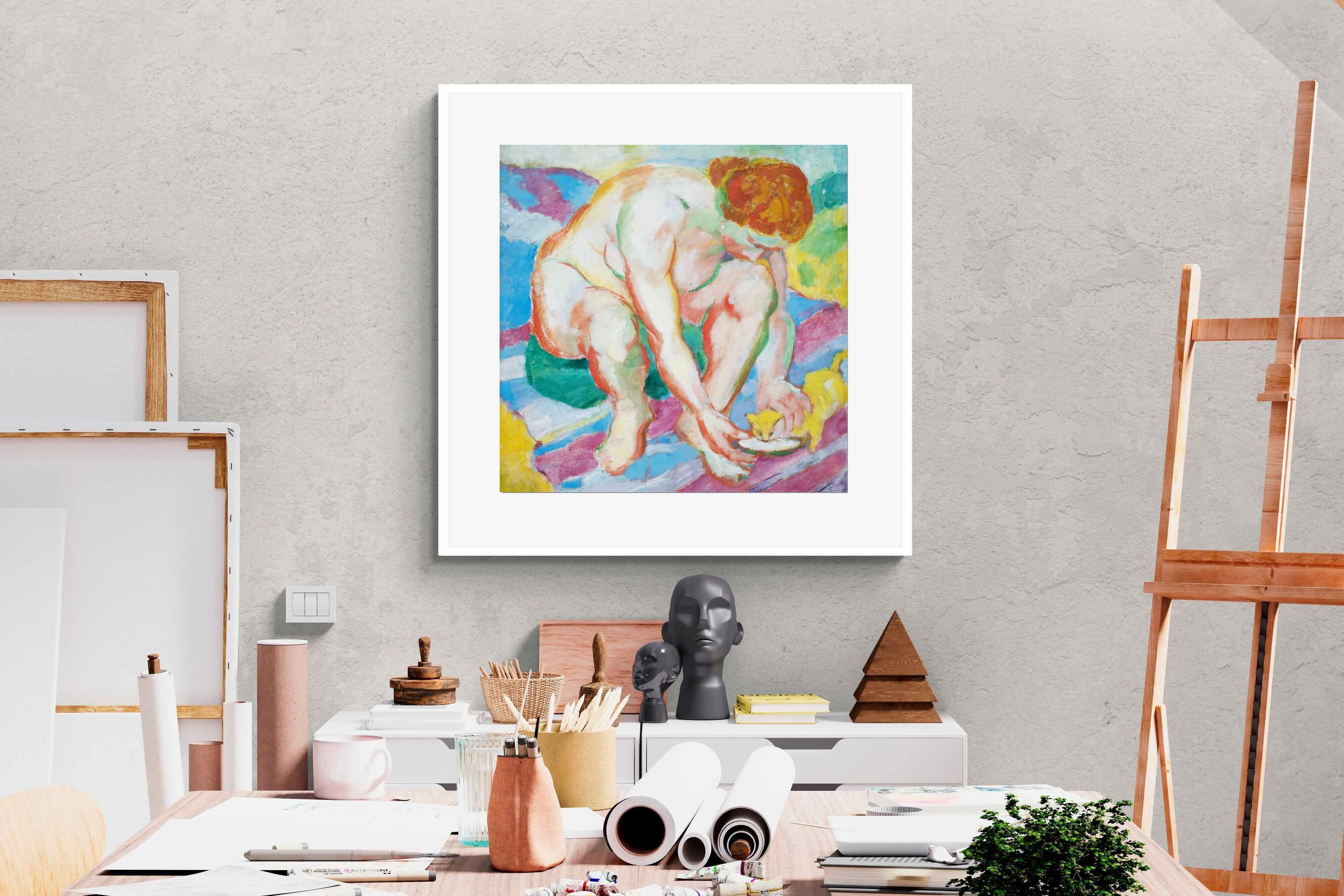 Pixalot Nude with Cat