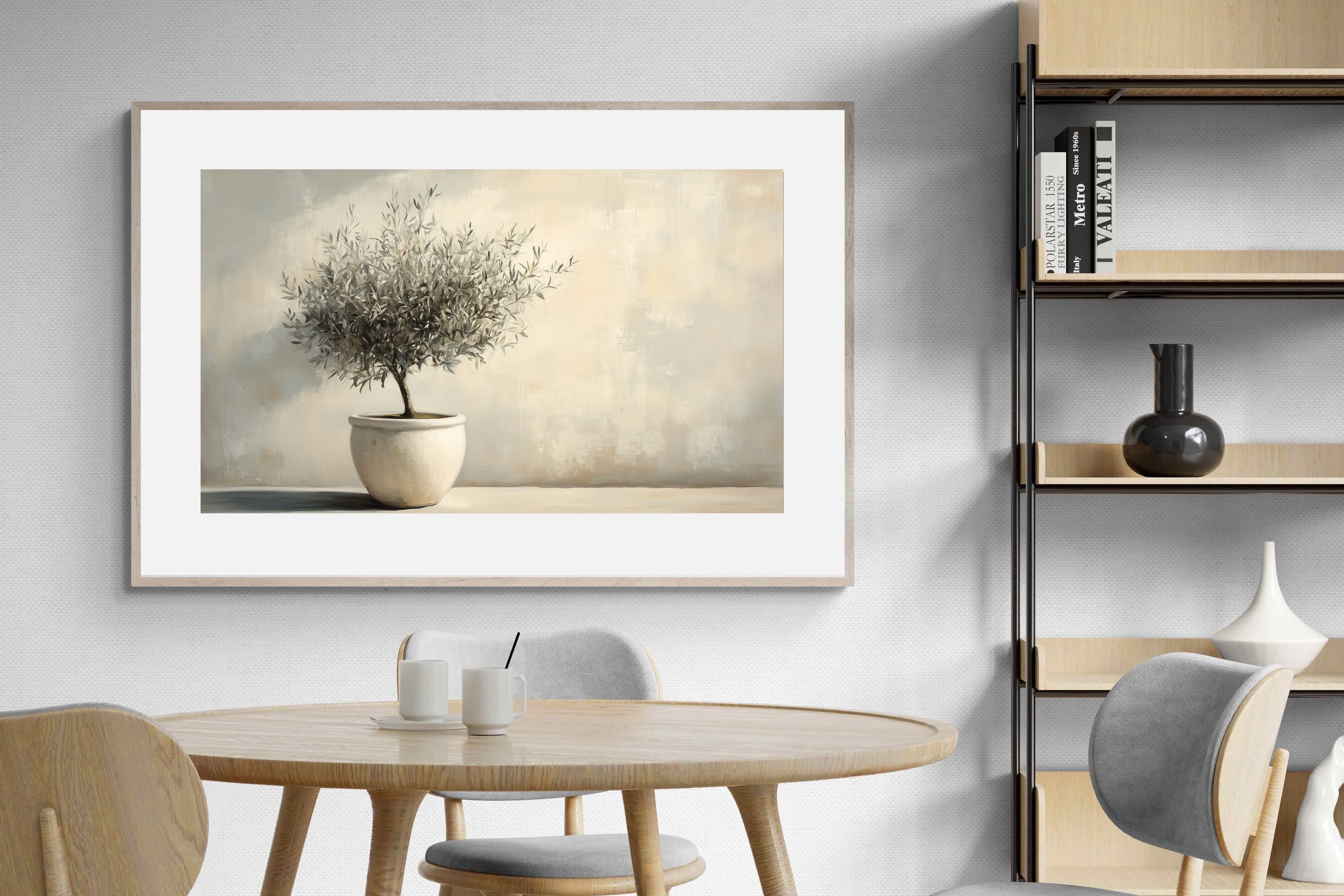 Pixalot Olive Tree in White Pot