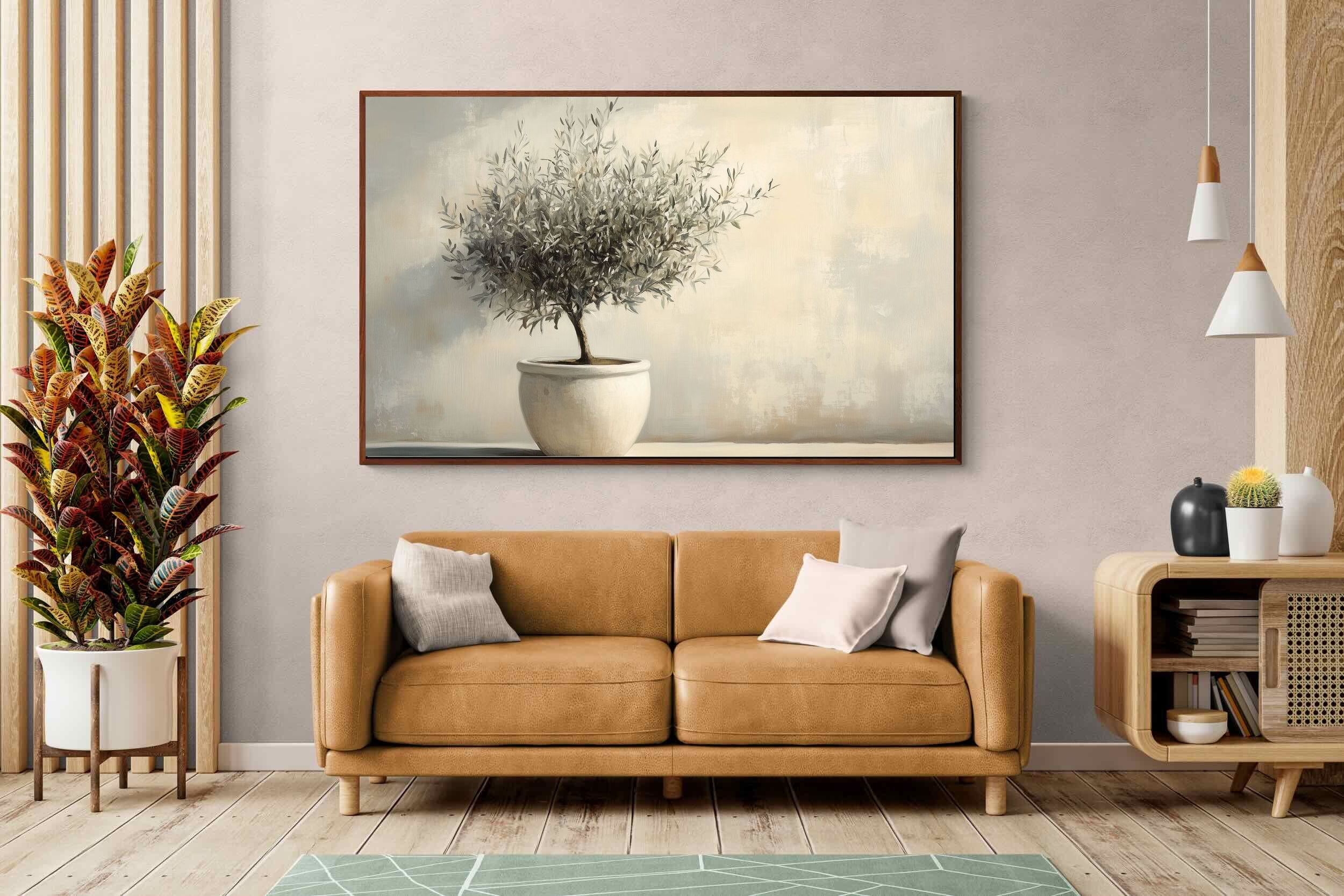 Pixalot ® Olive Tree in White Pot