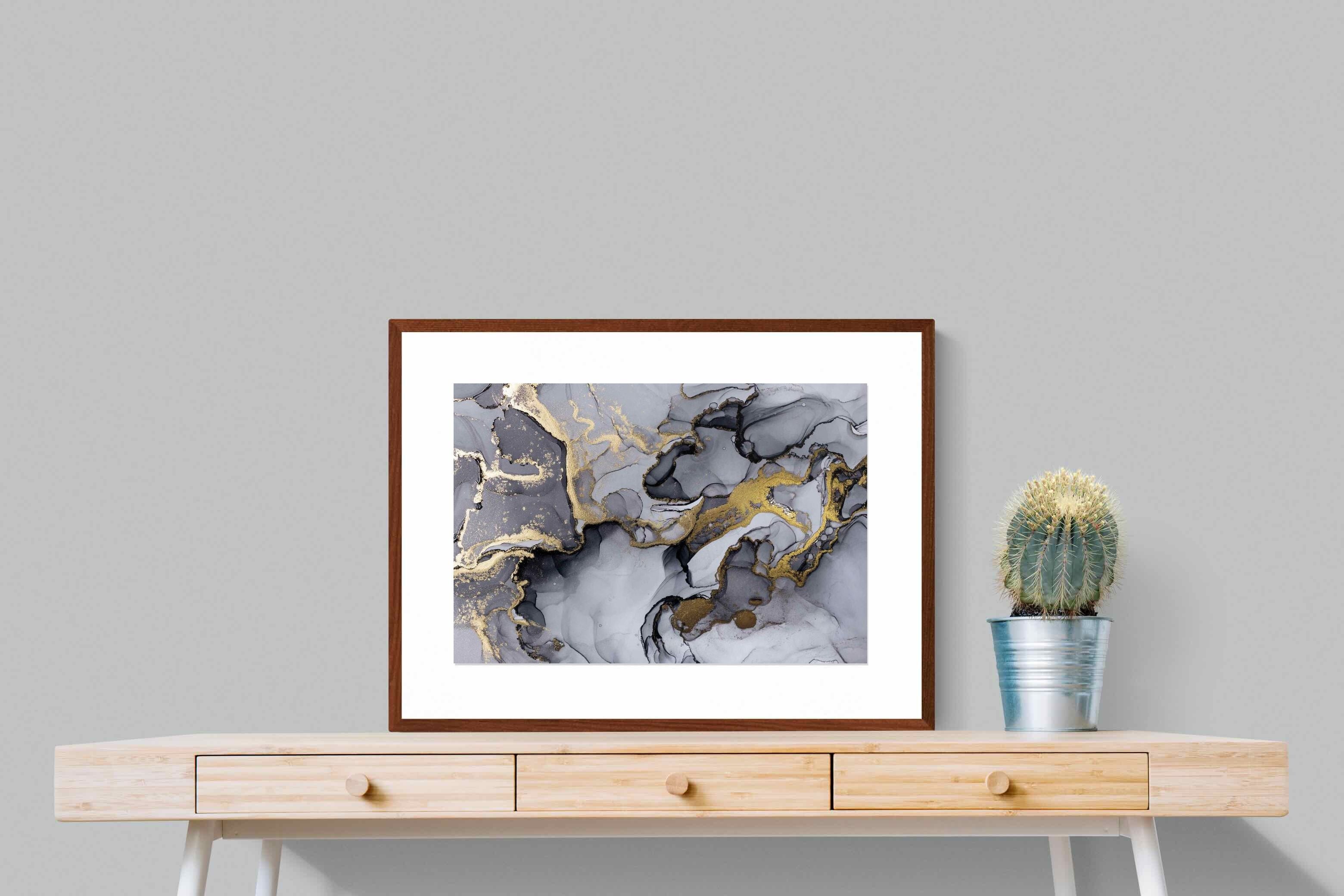 Pixalot ® Black Grey Gold Marble