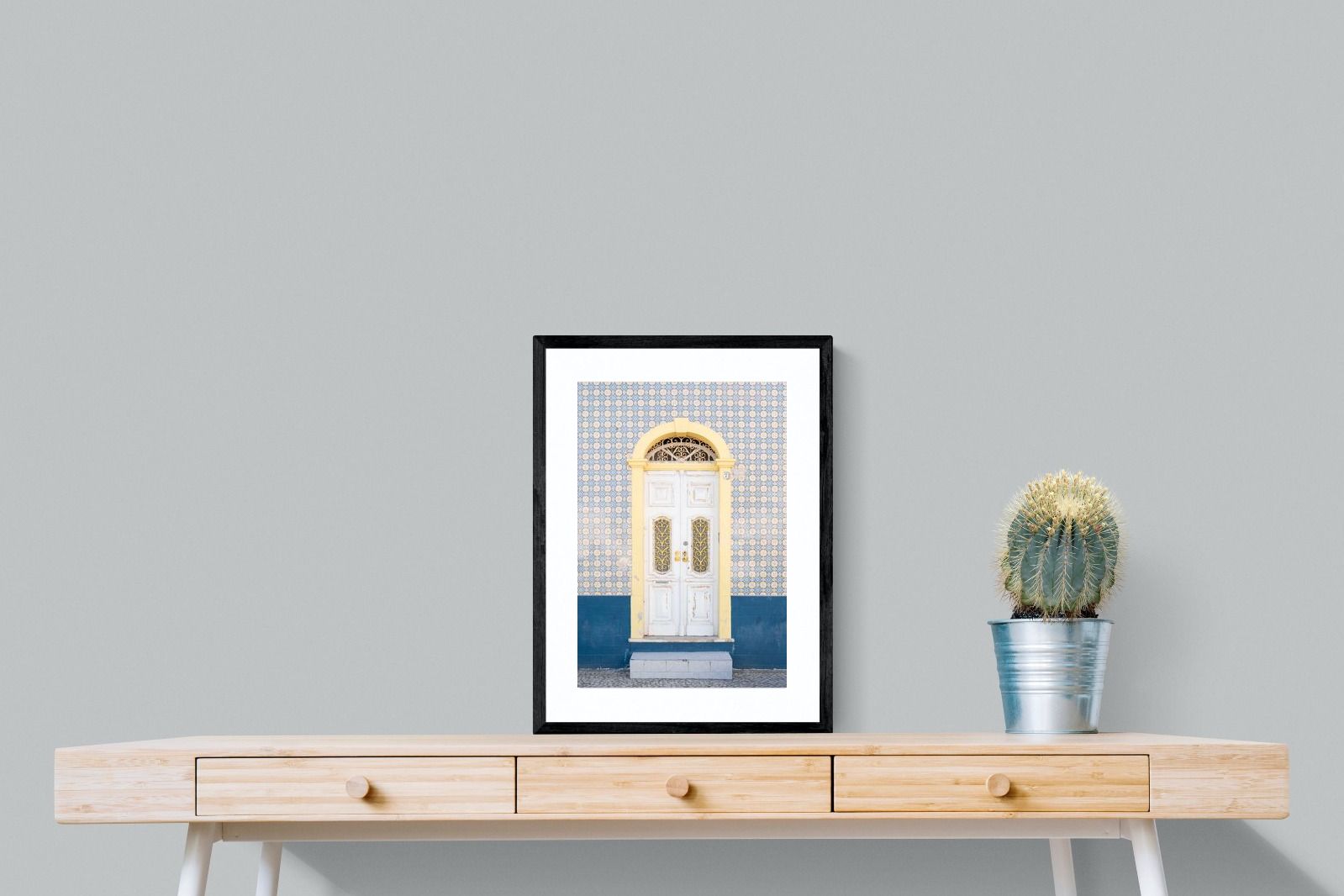 Pixalot Blue and Yellow Facade