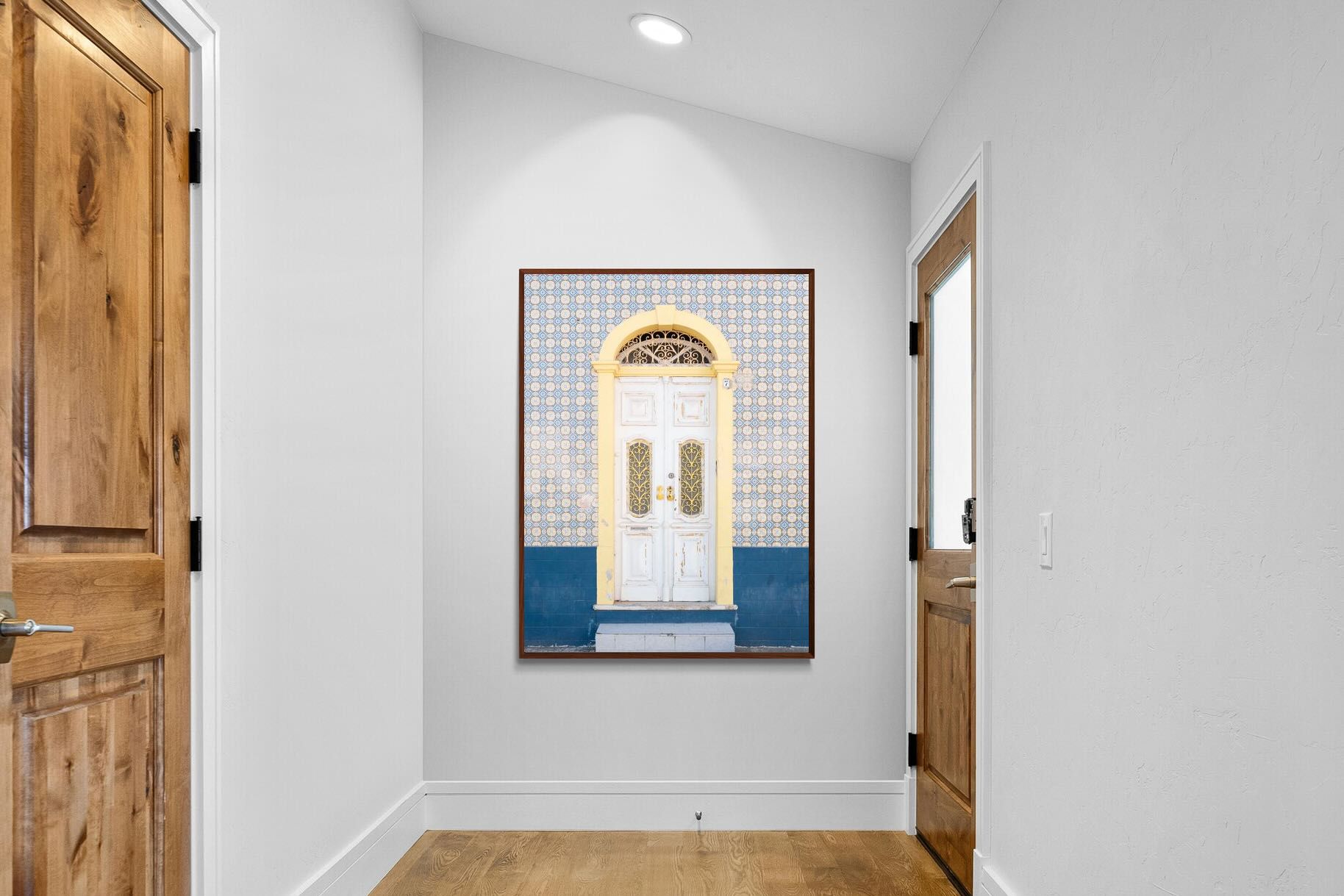 Pixalot Blue and Yellow Facade