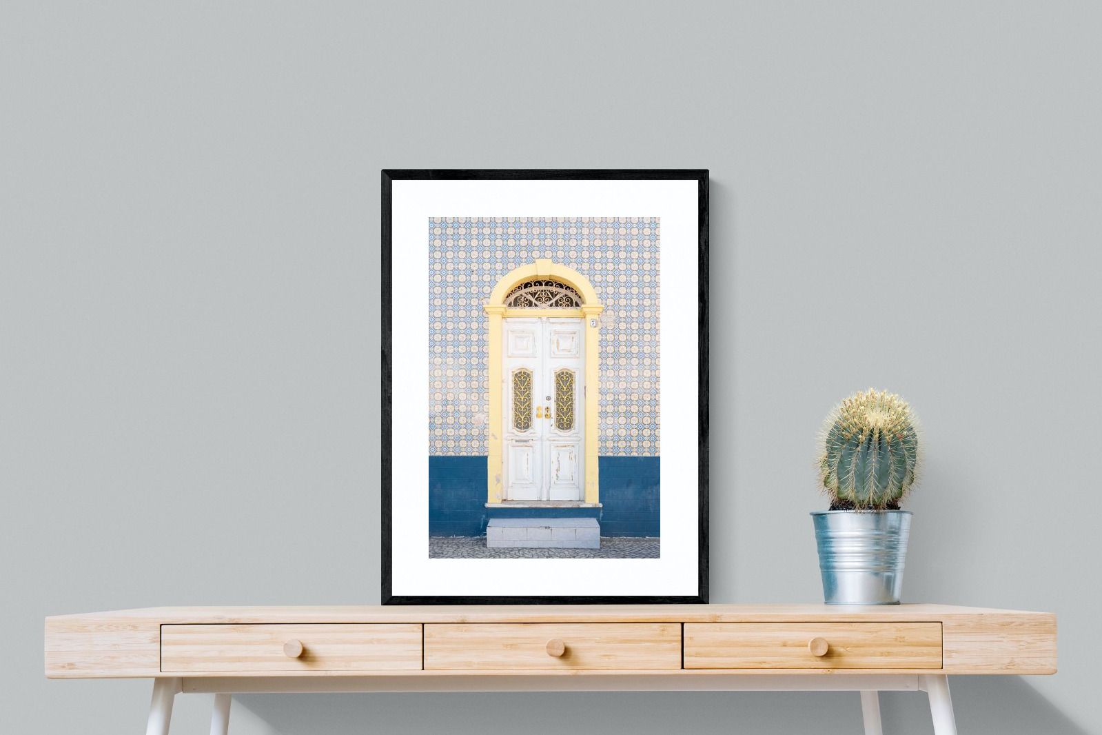 Pixalot Blue and Yellow Facade