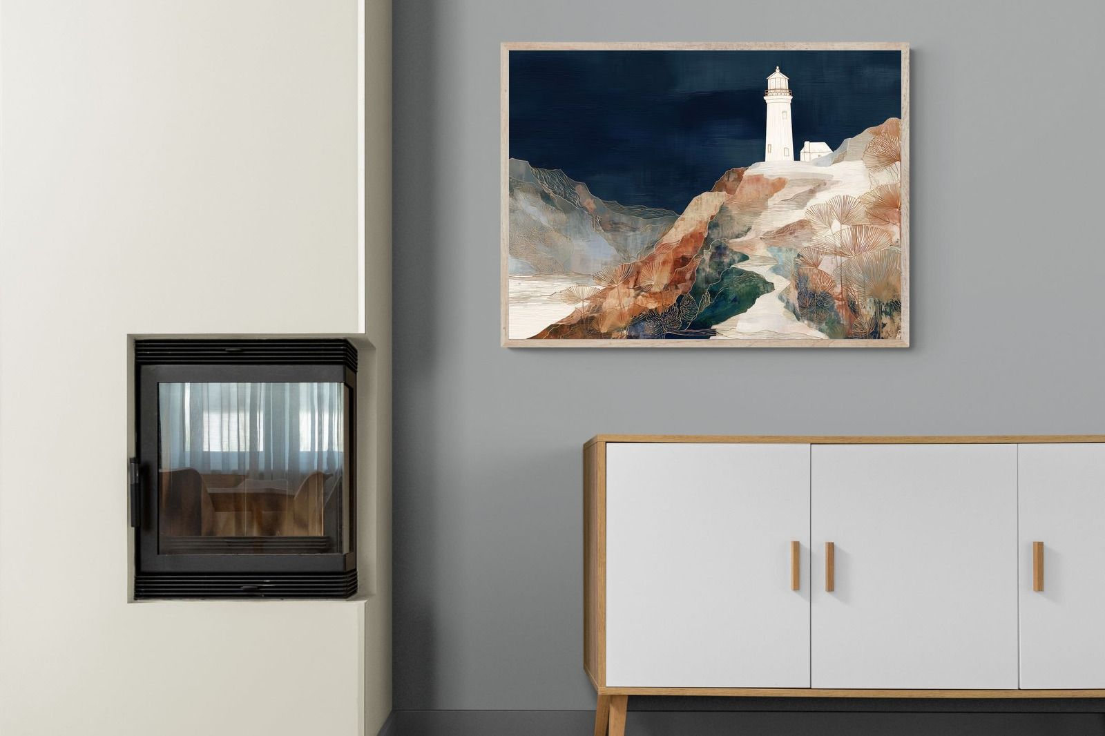 Pixalot ® Coastal Lighthouse at Night