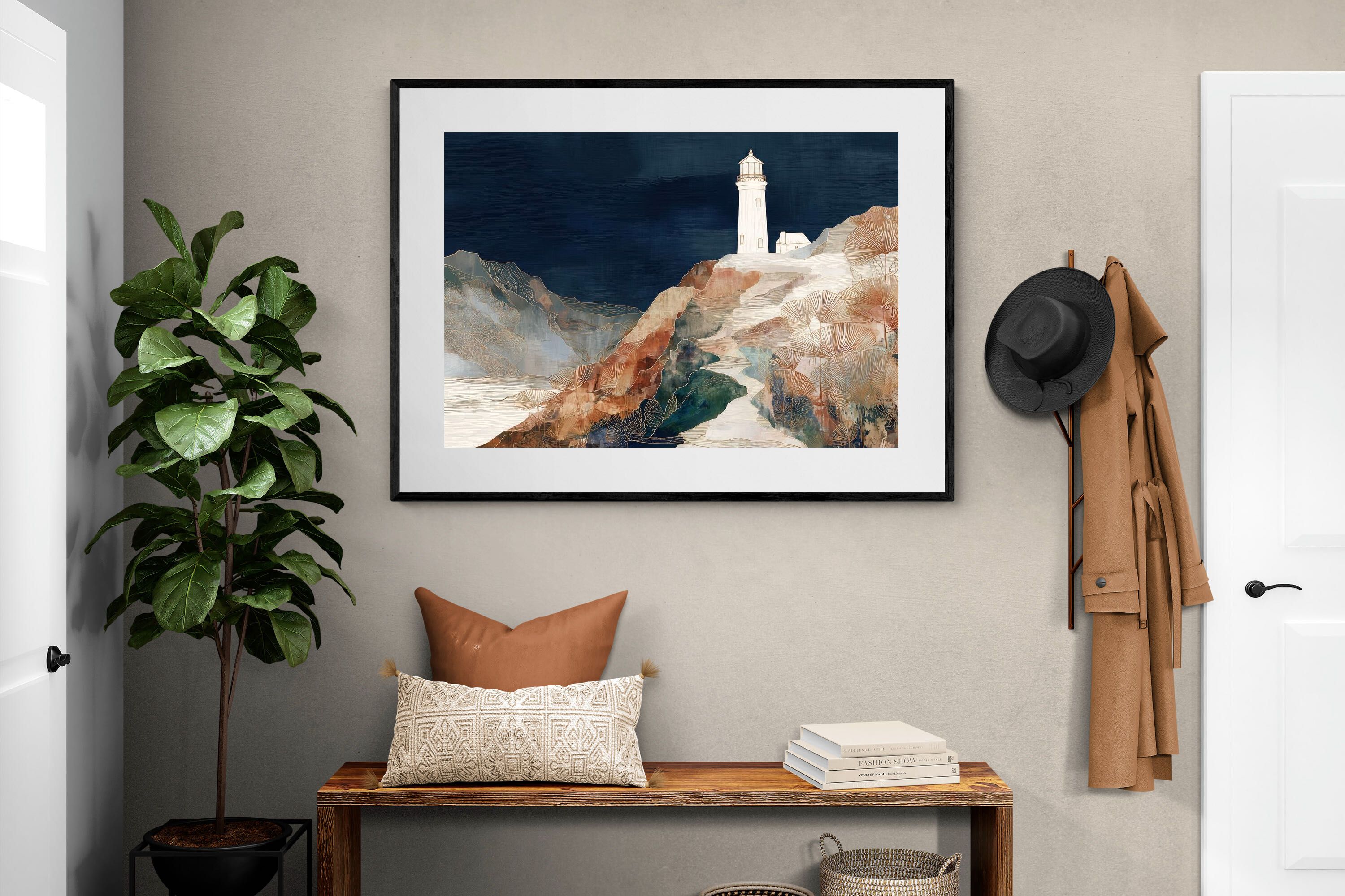Pixalot ® Coastal Lighthouse at Night
