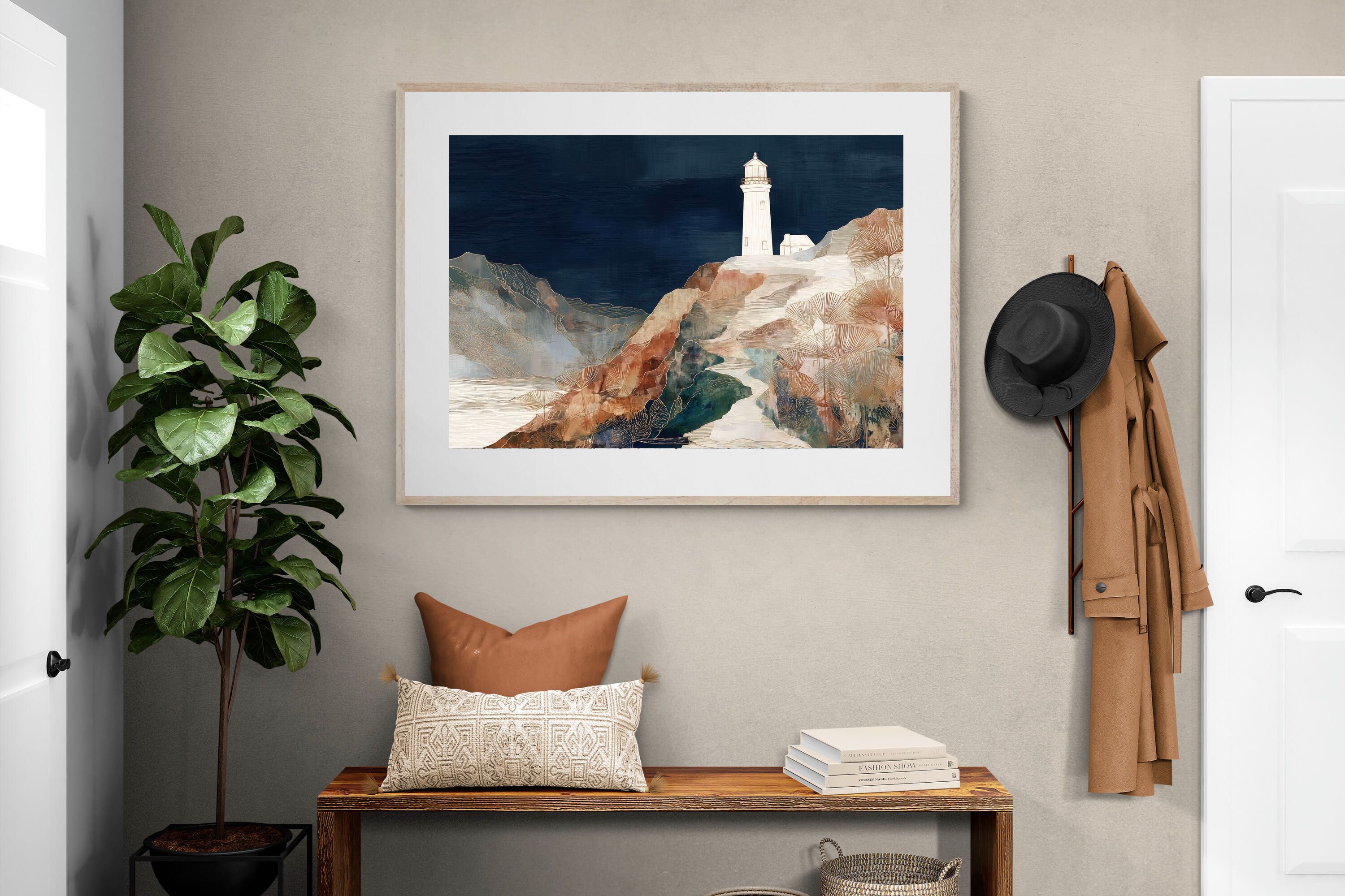Pixalot ® Coastal Lighthouse at Night