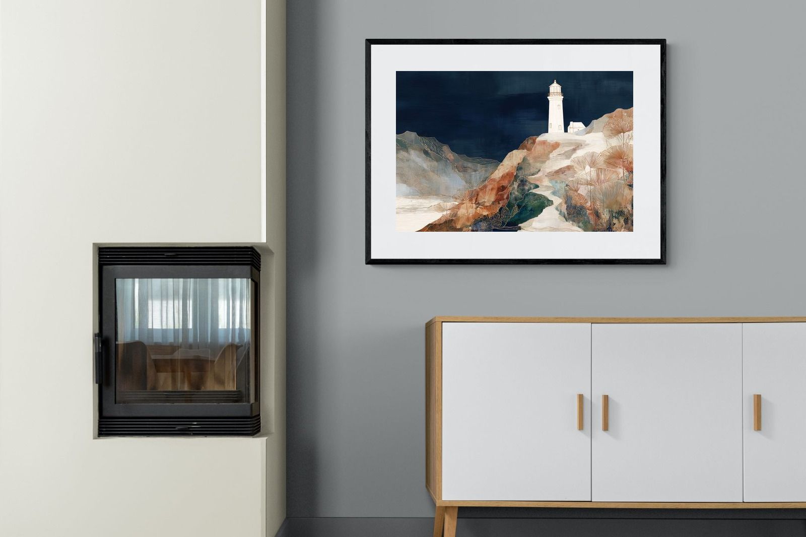 Pixalot ® Coastal Lighthouse at Night