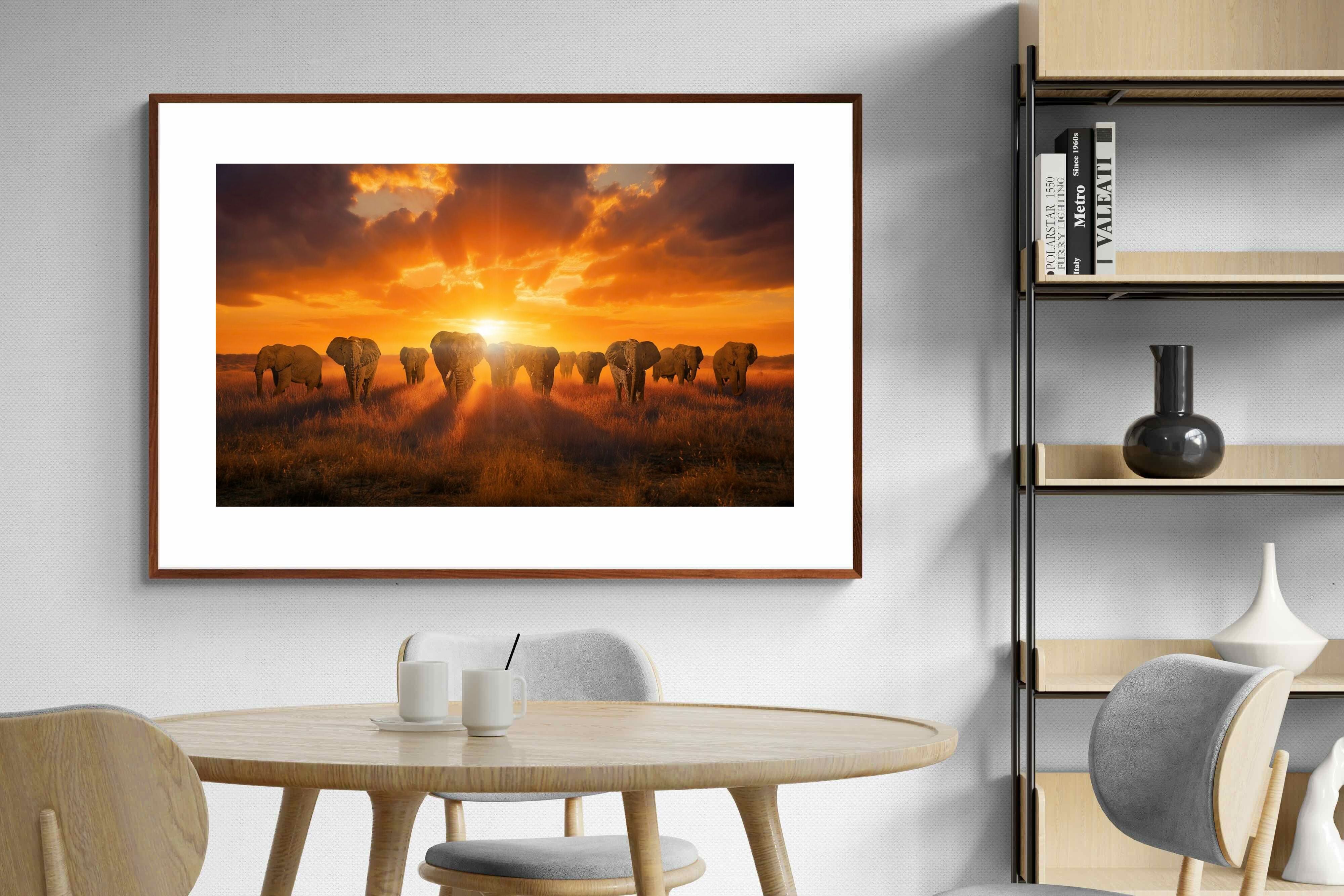 Pixalot ® Elephant Sunset