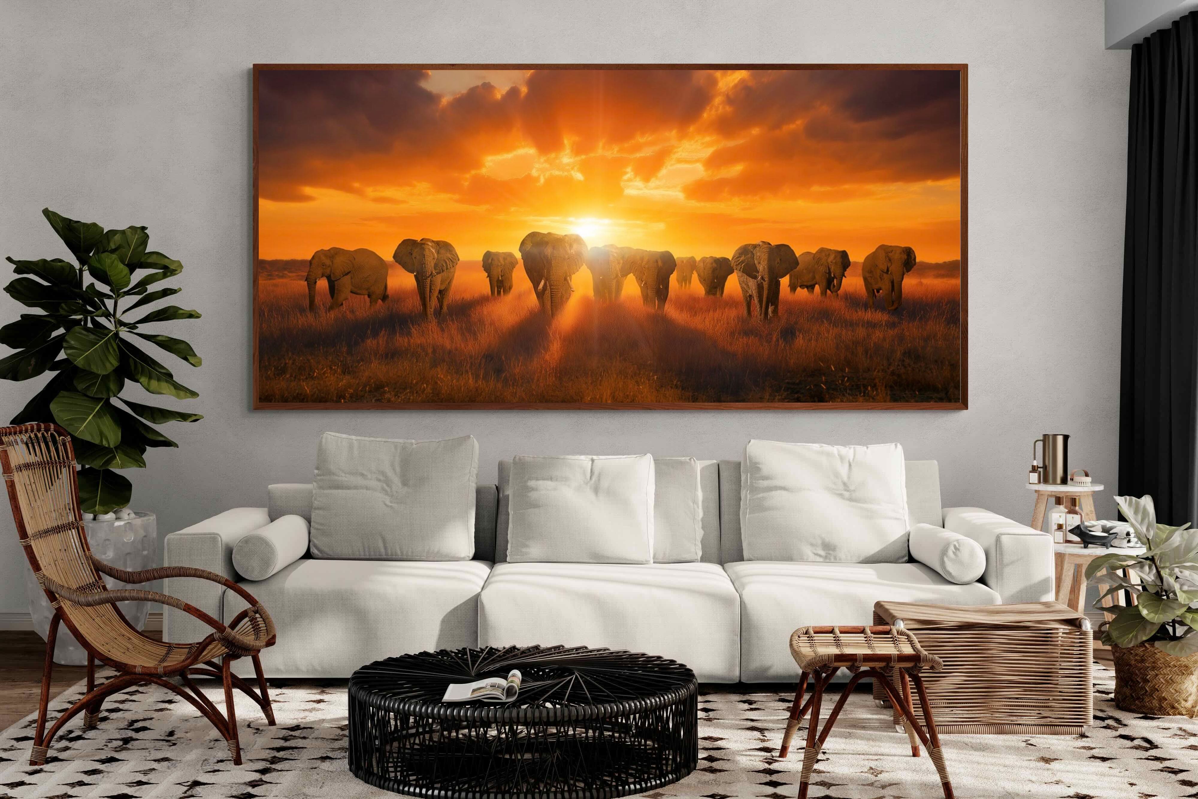 Pixalot ® Elephant Sunset