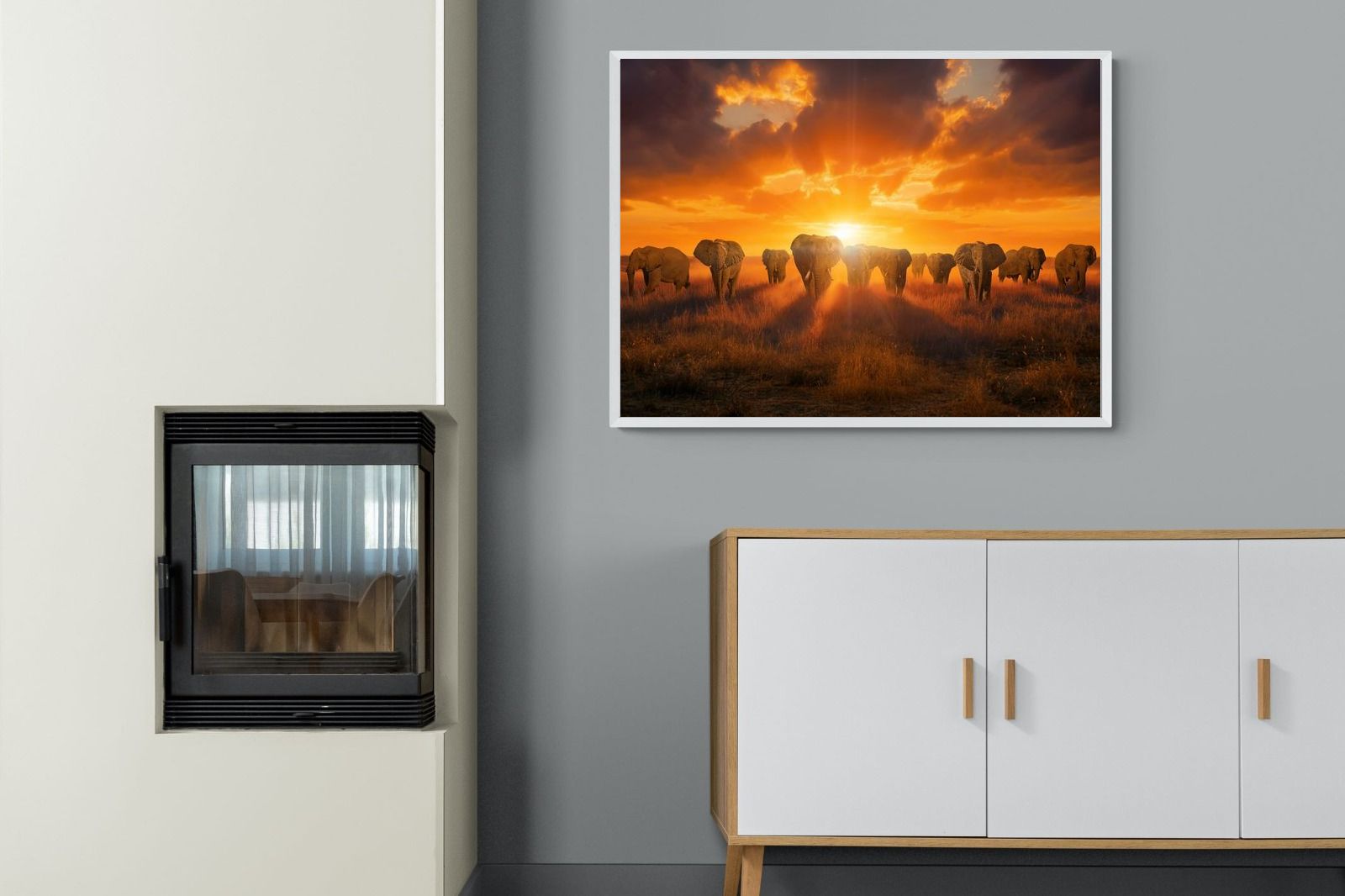 Pixalot ® Elephant Sunset