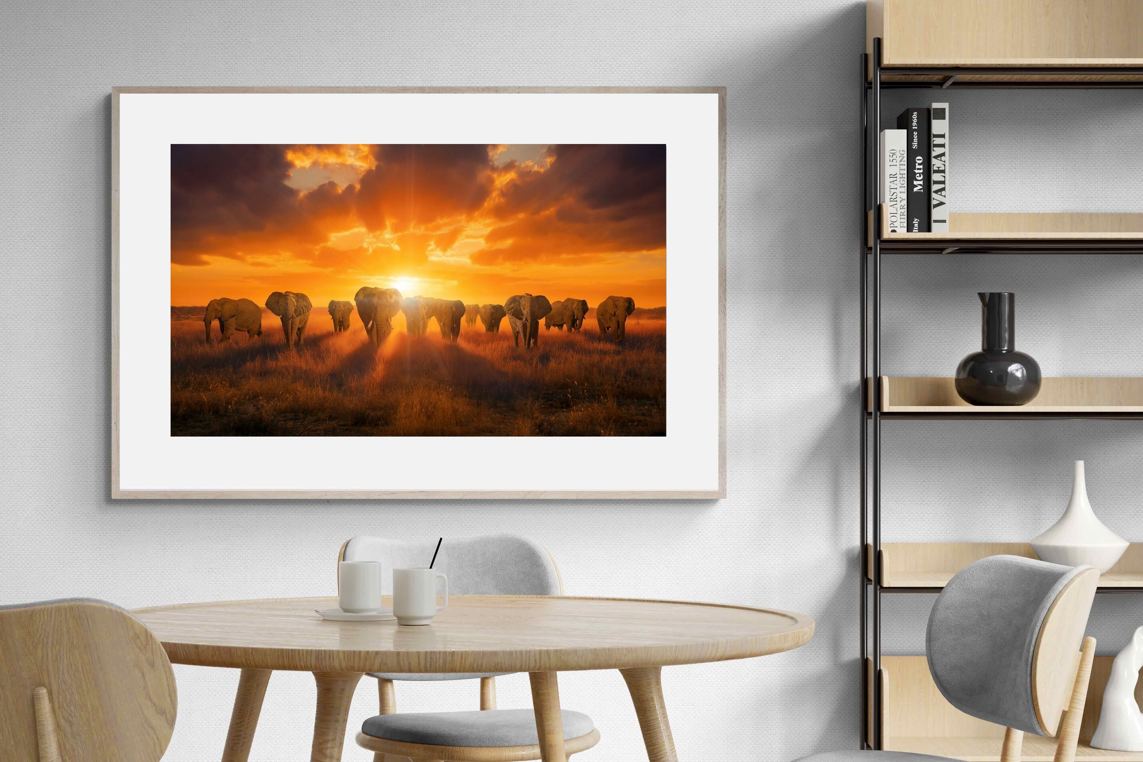 Pixalot ® Elephant Sunset